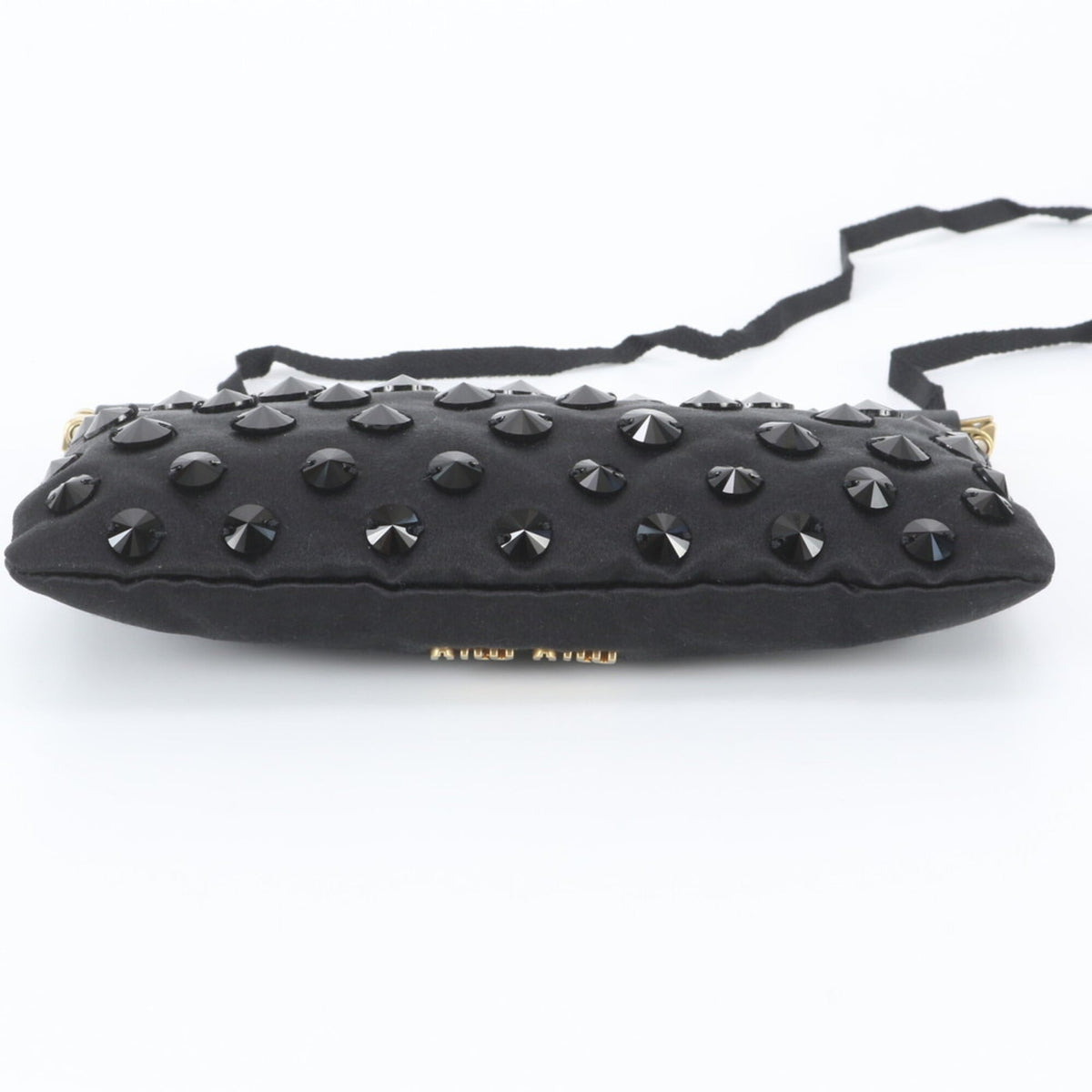 Miu Miu Black Crossbody Bag Handbag Shoulder Bag Tote Bag (Pre-Owned)