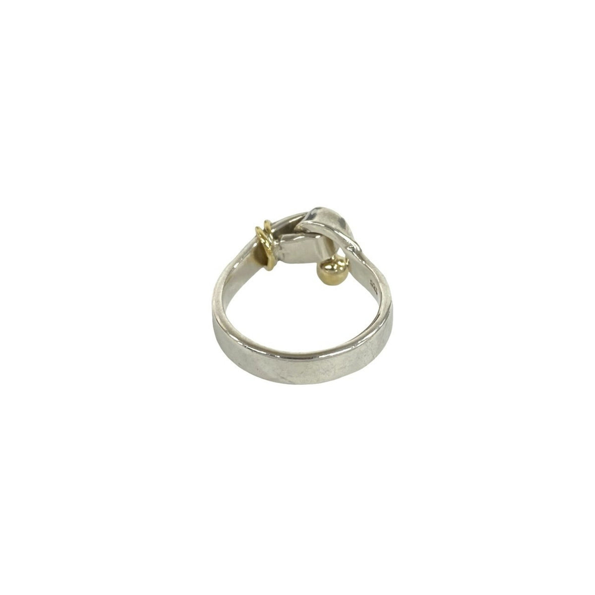 Tiffany Gold Silver Yellow Gold (18K) Silver 925 Band Ring (Pre-Owned)