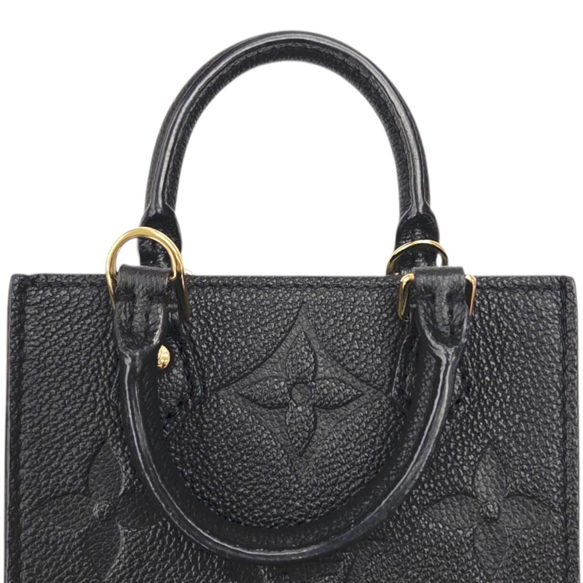 Louis Vuitton Black Monogram Empreinte Shoulder Bag (Pre-Owned)