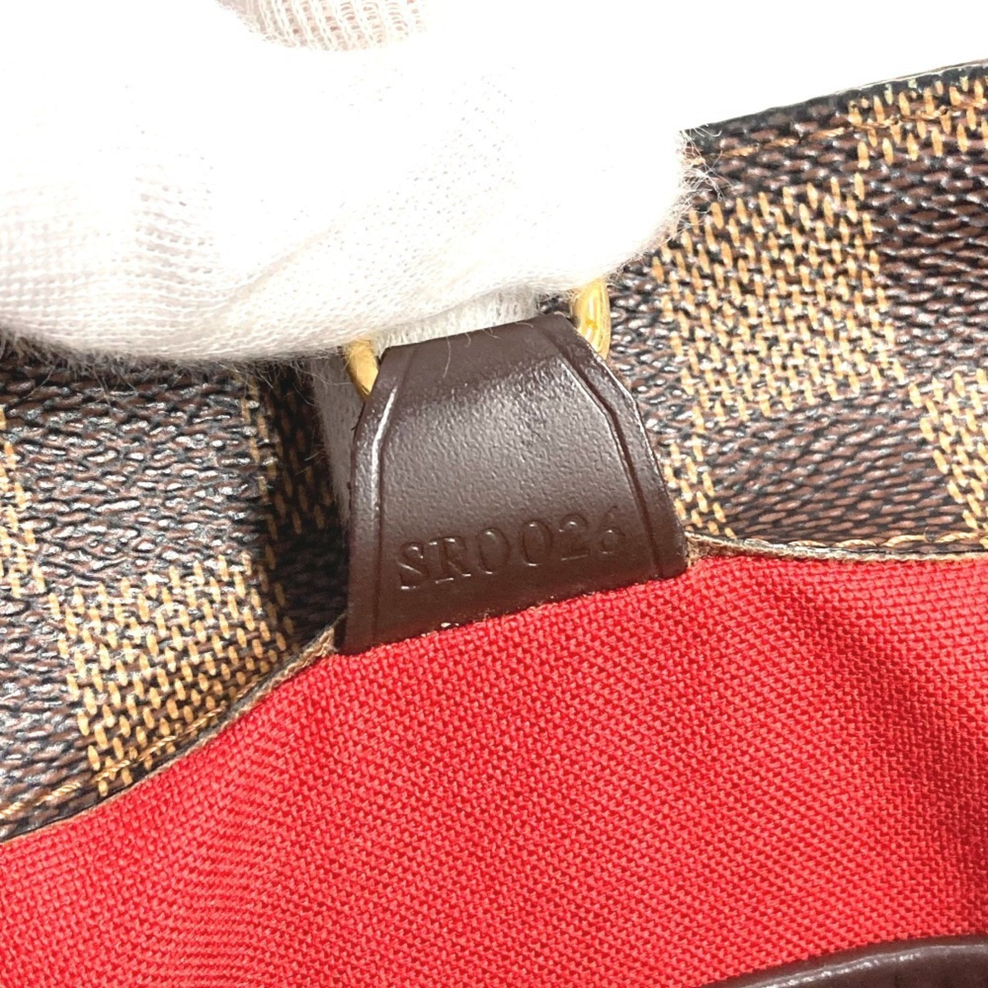 Louis Vuitton Brown Damier Canvas Ebene Damier Canvas Shoulder Bag Tote Bag (Pre-Owned)