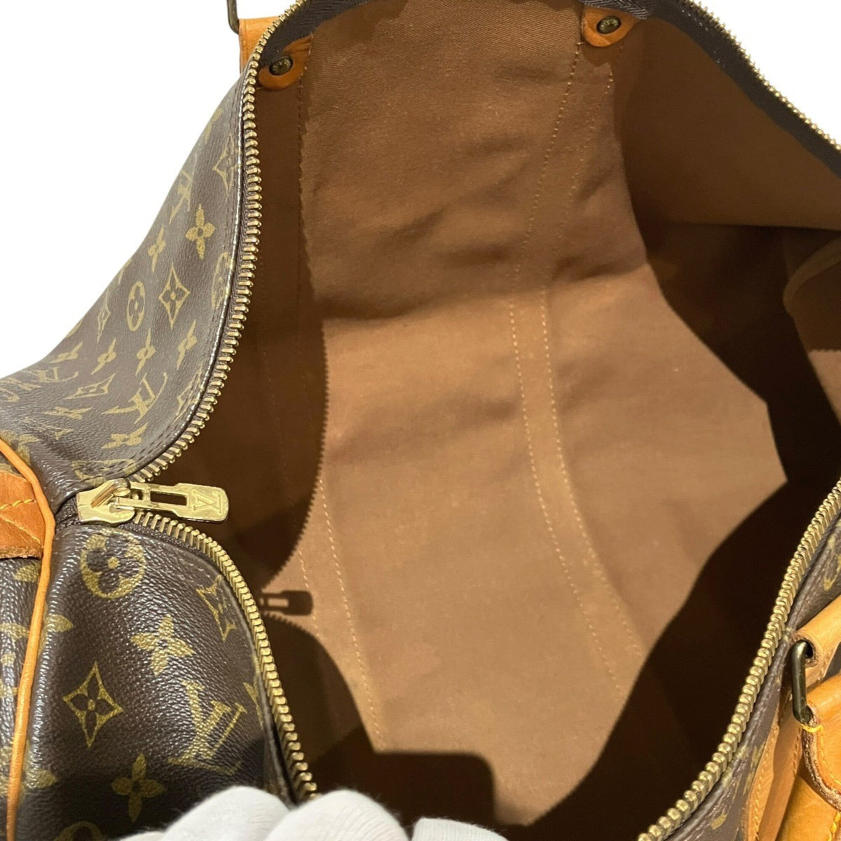 Louis Vuitton Brown Galle Monogram Monogram Boston Bag (Pre-Owned)