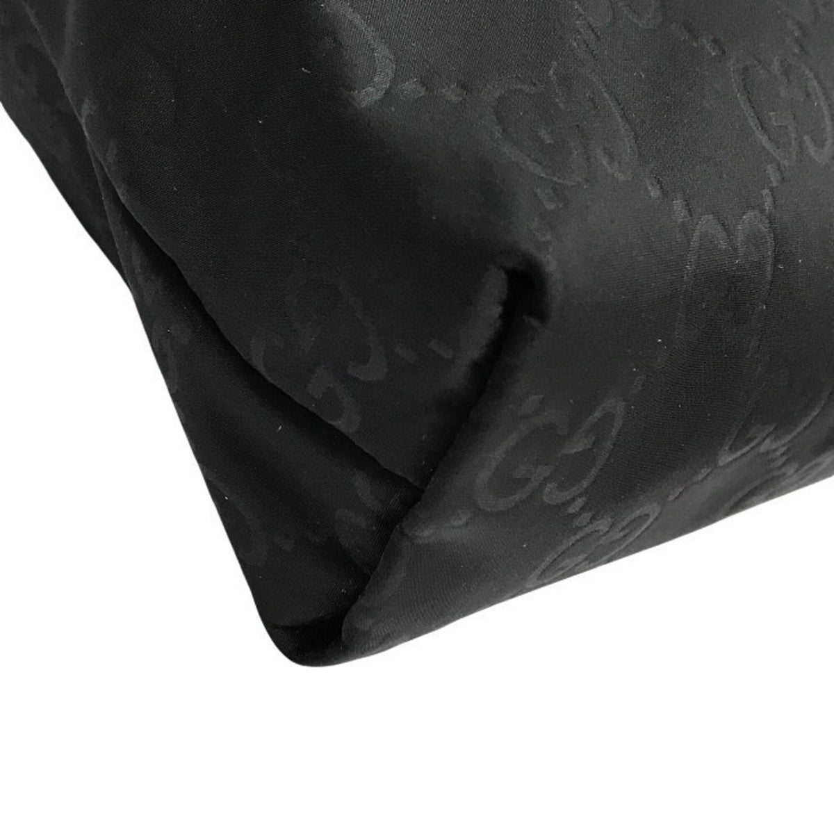 Gucci Black Nylon Leather Shoulder Bag (Pre-Owned)