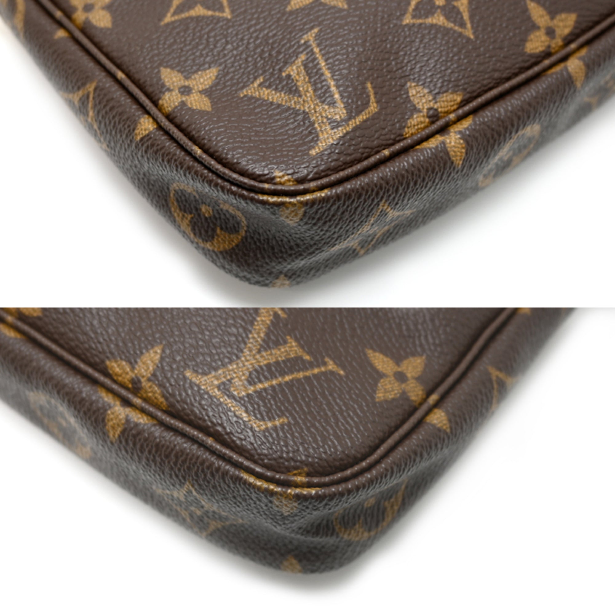 Louis Vuitton Brown Monogram Pochette Shoulder Bag (Pre-Owned)