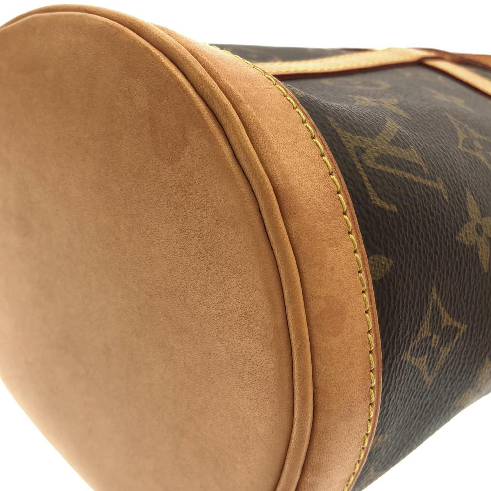 Louis Vuitton Marron Coated Canvas Handbag (Pre-Owned)