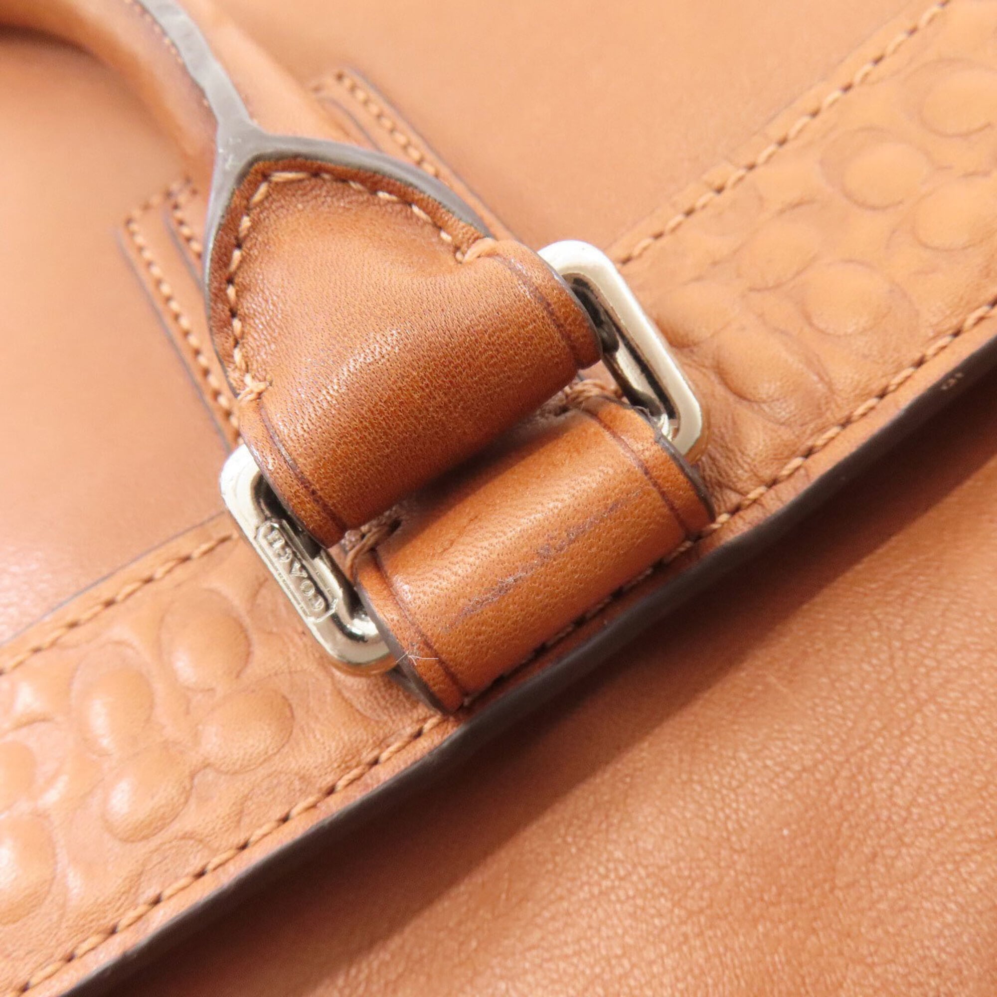 Coach Brown Leather Briefcase (Pre-Owned)