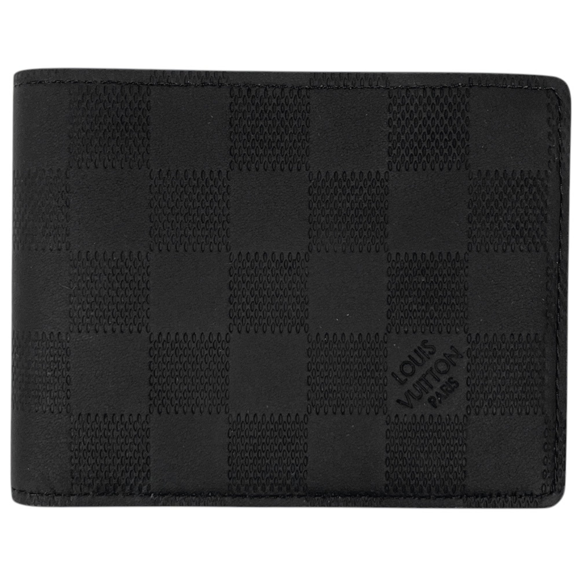 Louis Vuitton Black Onyx Damier Infini Wallet (Bi-Fold) (Pre-Owned)