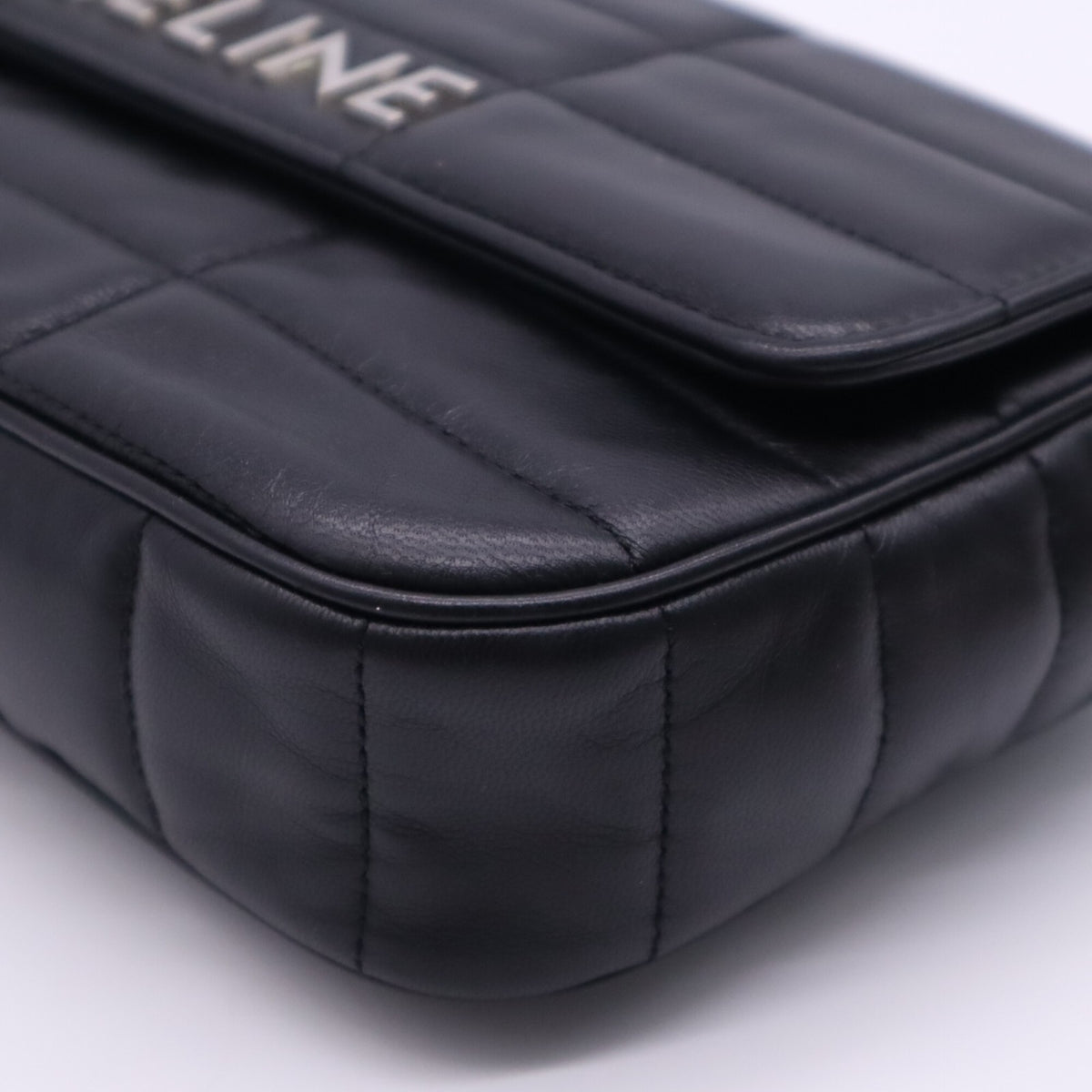 Celine Black Leather Shoulder Bag (Pre-Owned)