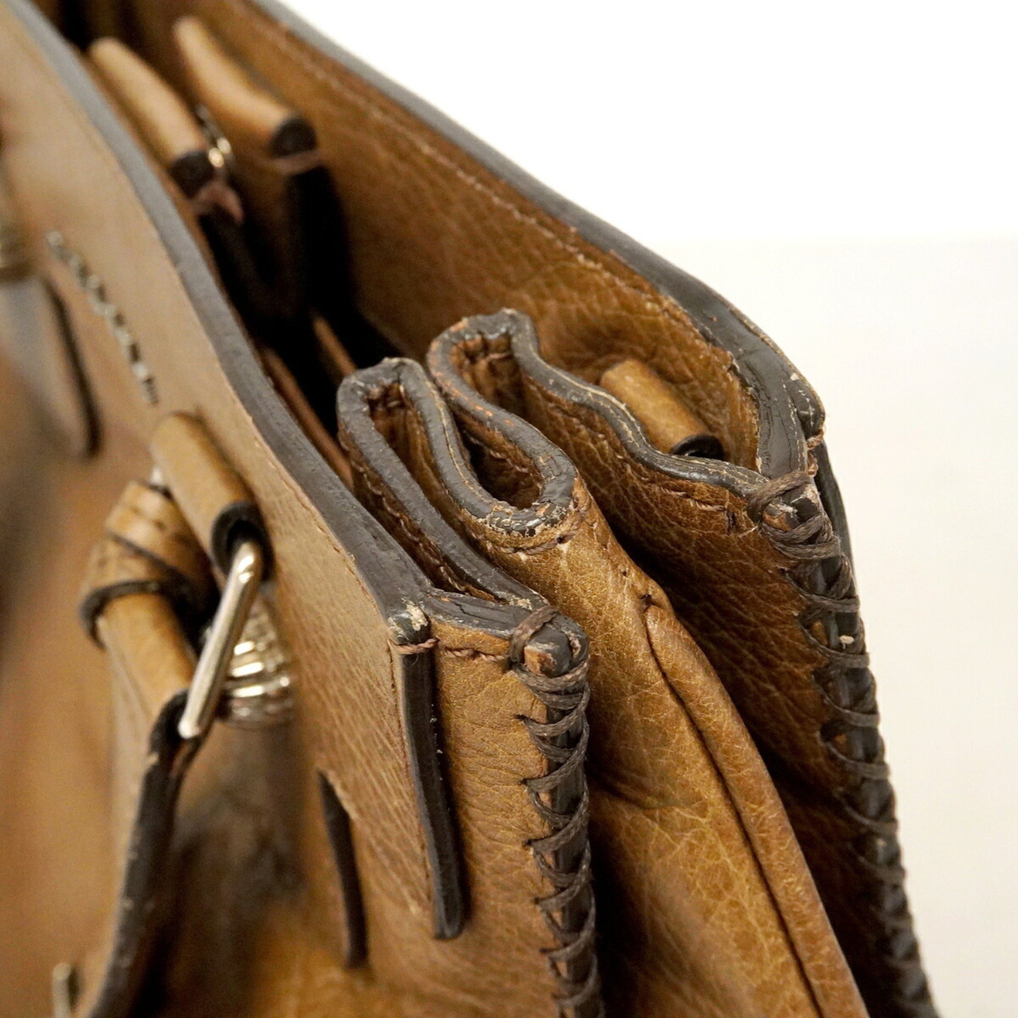 Celine Brown Leather Handbag (Pre-Owned)