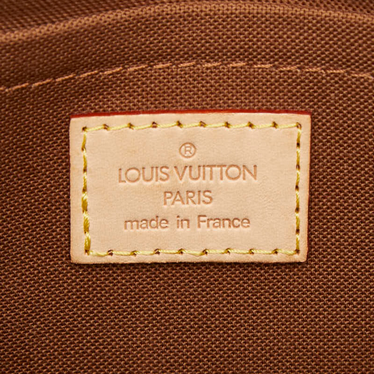 Louis Vuitton Brown Pvc Leather Shoulder Bag (Pre-Owned)