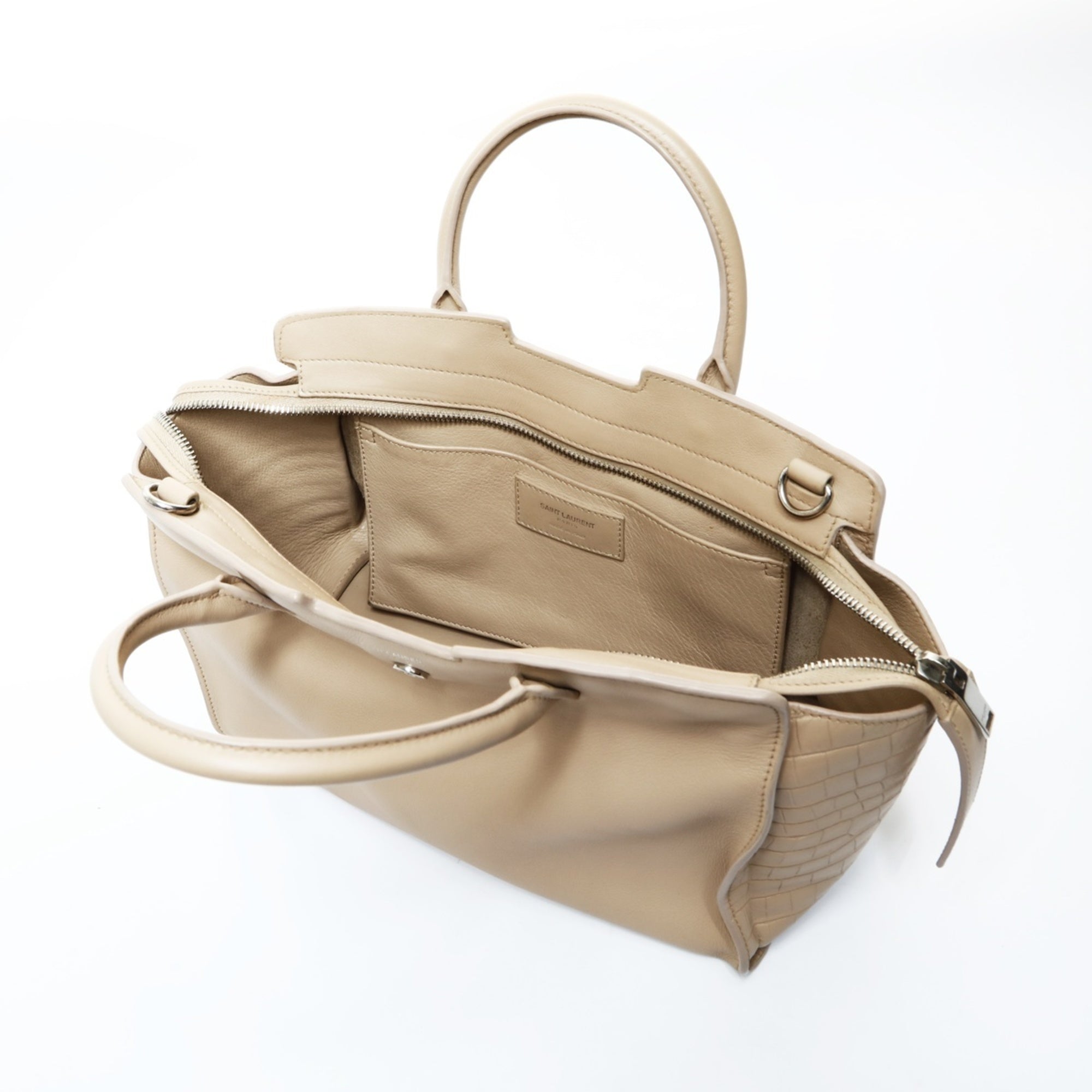Yves Saint Laurent Beige Handbag (Pre-Owned)