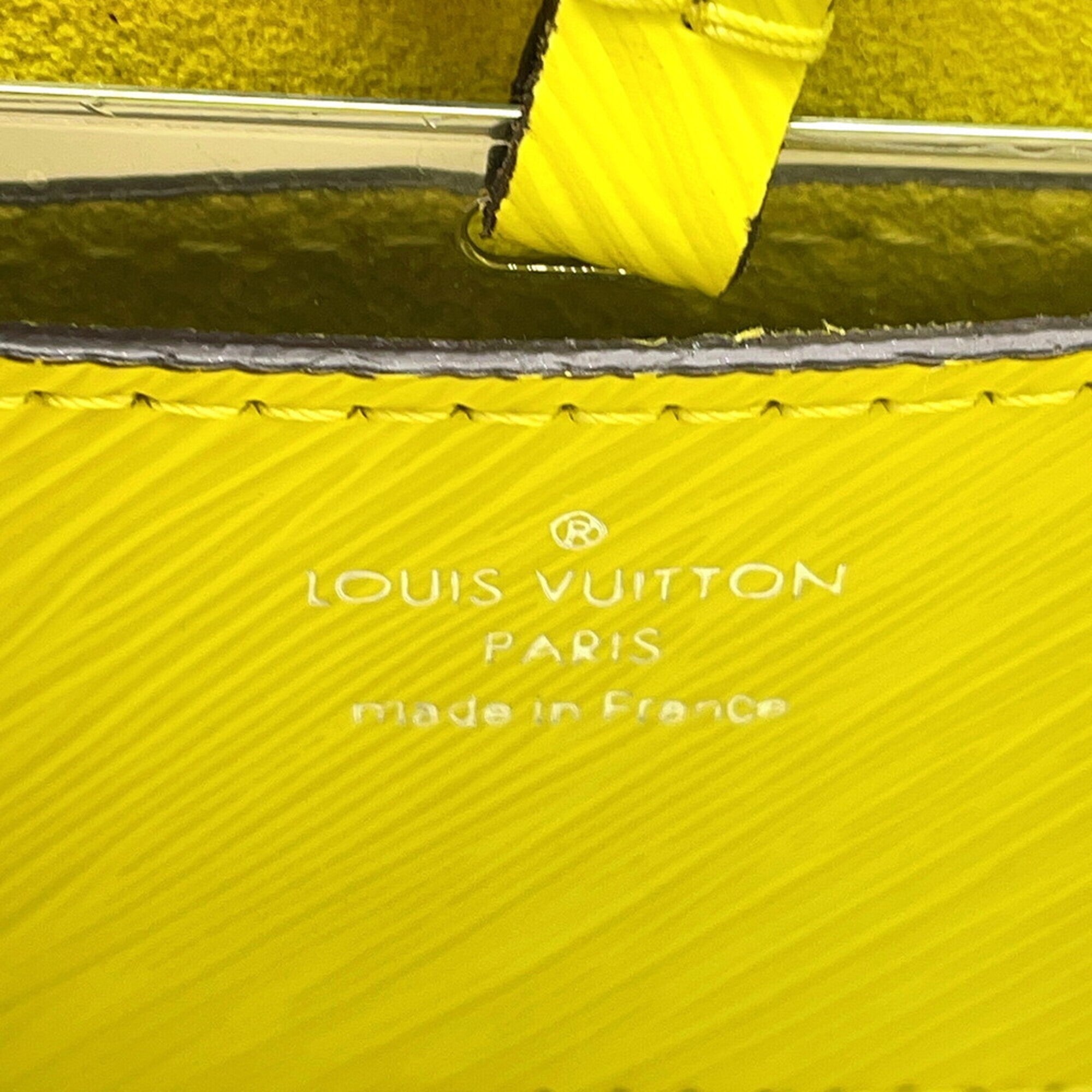 Louis Vuitton Yellow Epi Leather Handbag Shoulder Bag (Pre-Owned)