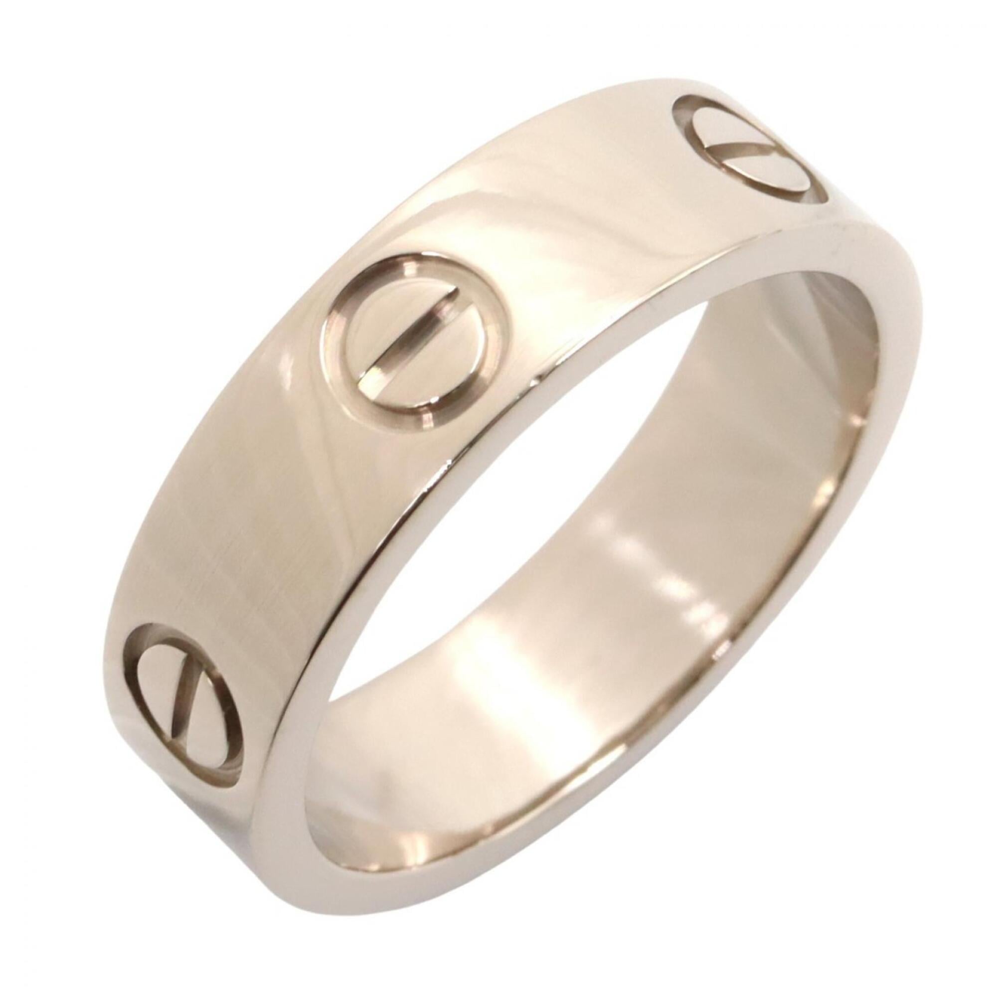 Cartier Silver White Gold (18K) Band Ring (Pre-Owned)