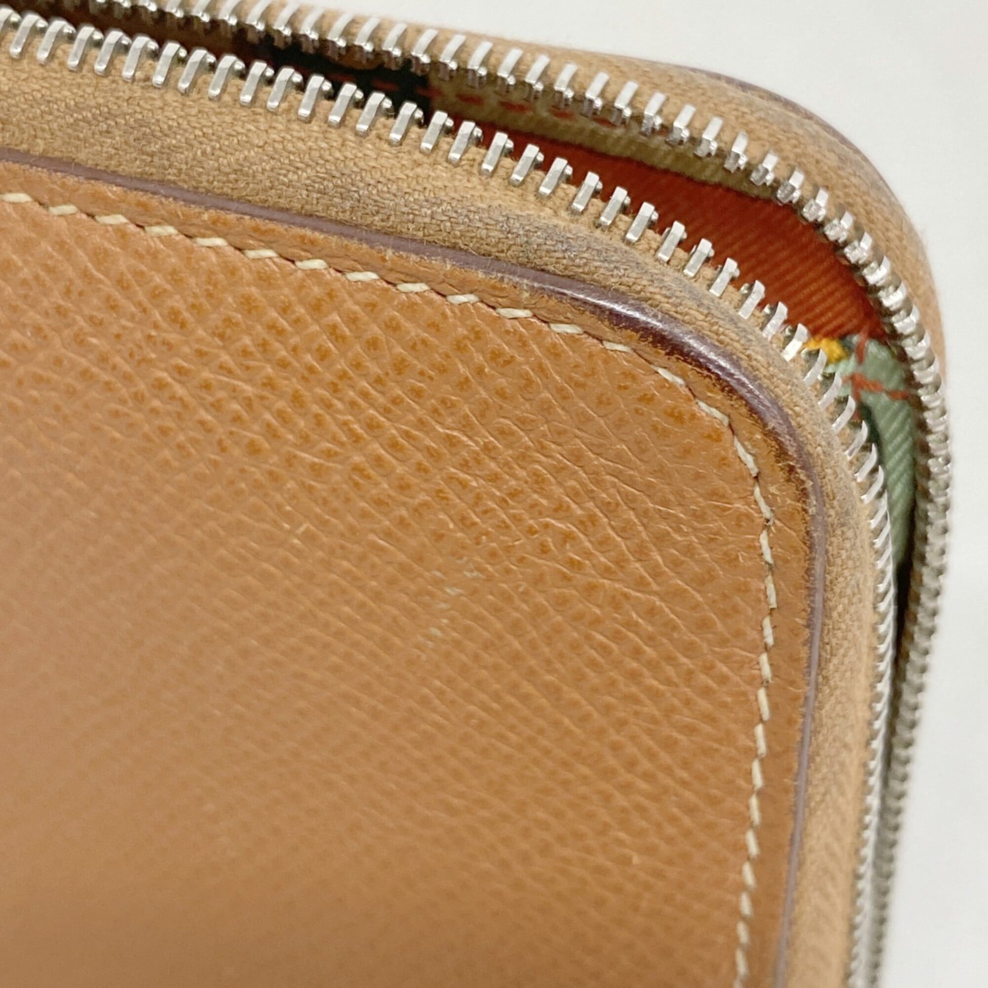 Hermes Gold Epsom Leather Long Wallet (Bi-Fold) (Pre-Owned)