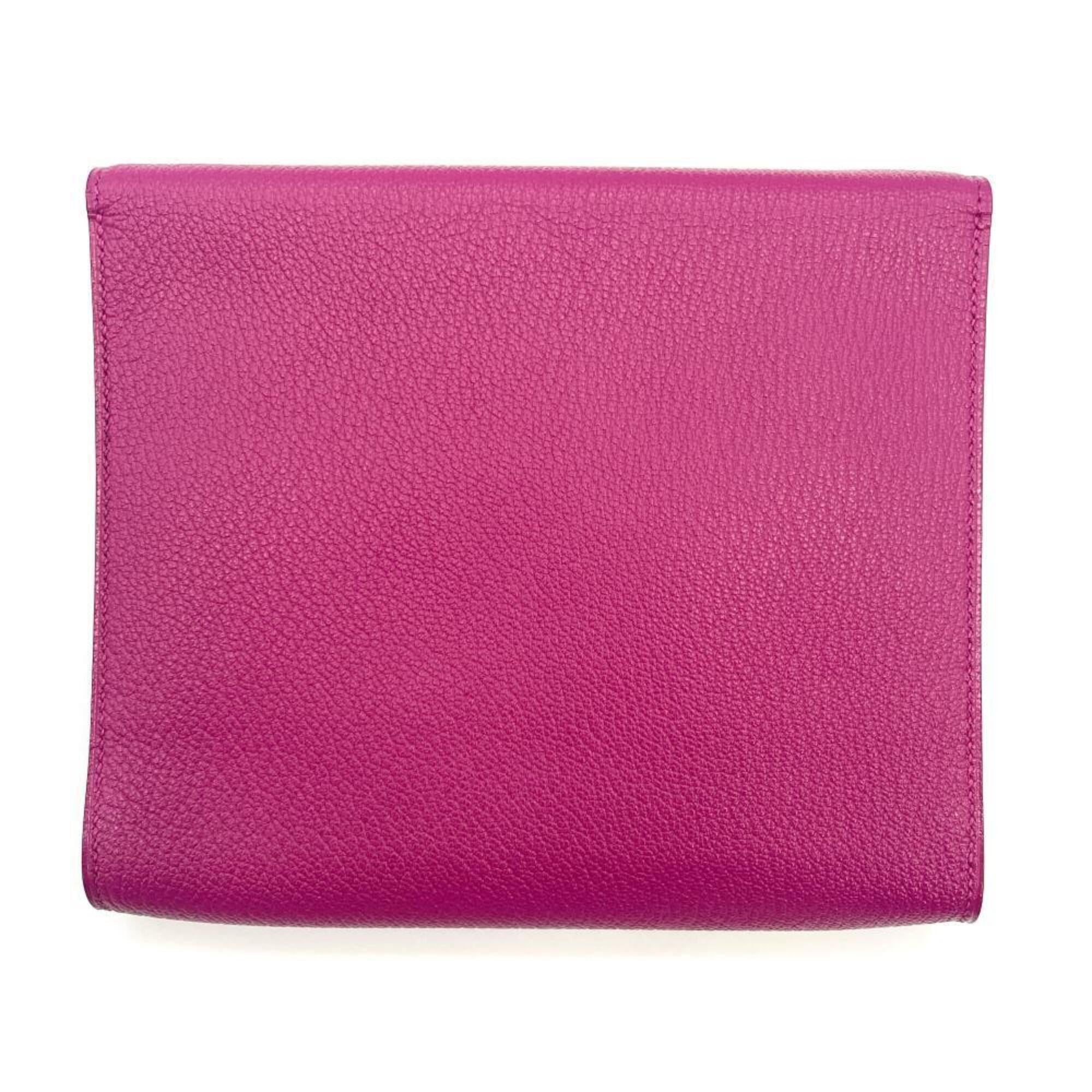 Hermes Rose Purple Chevre Leather Shoulder Bag (Pre-Owned)