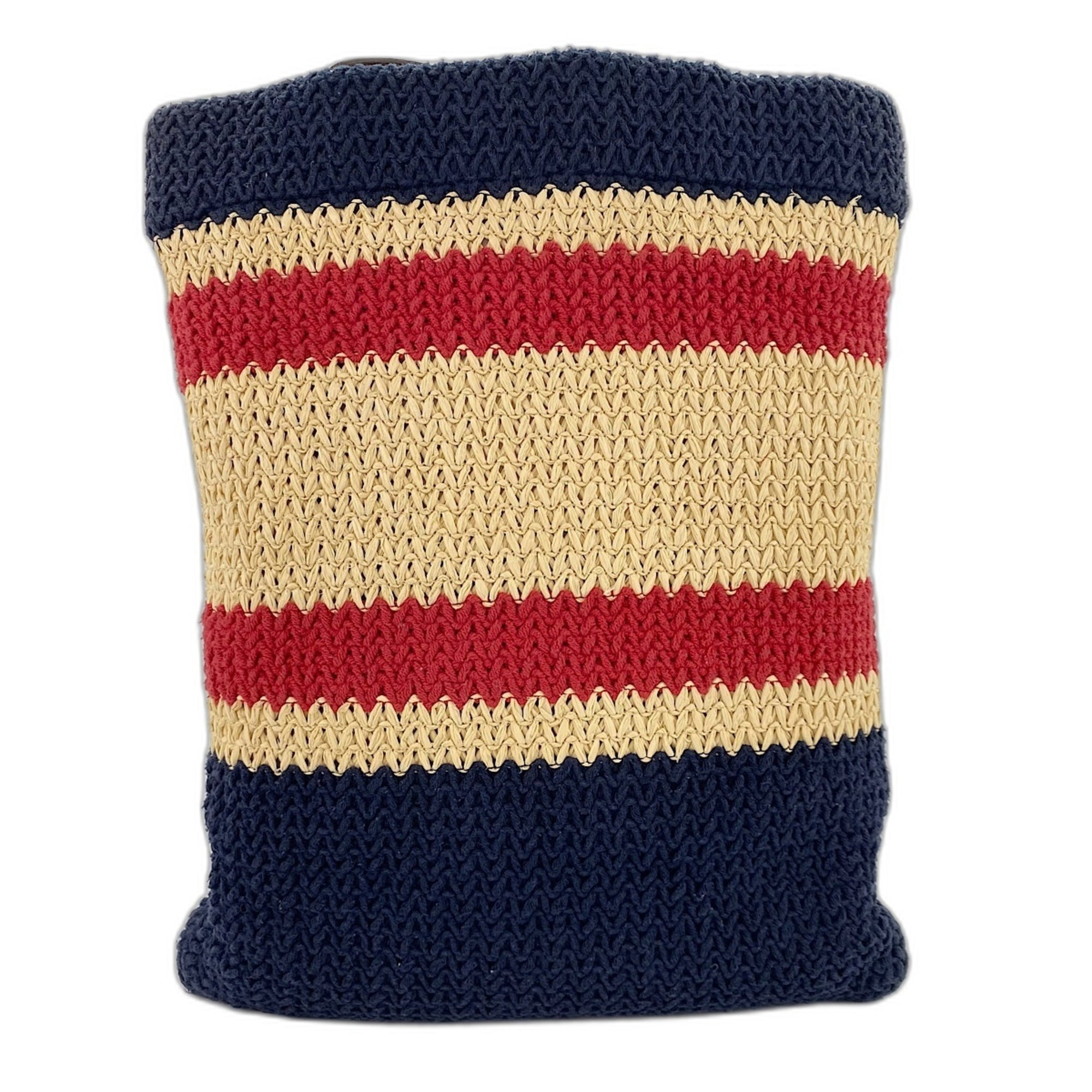 Miu Miu Multi-Color Raffia Cotton Tote Bag (Pre-Owned)