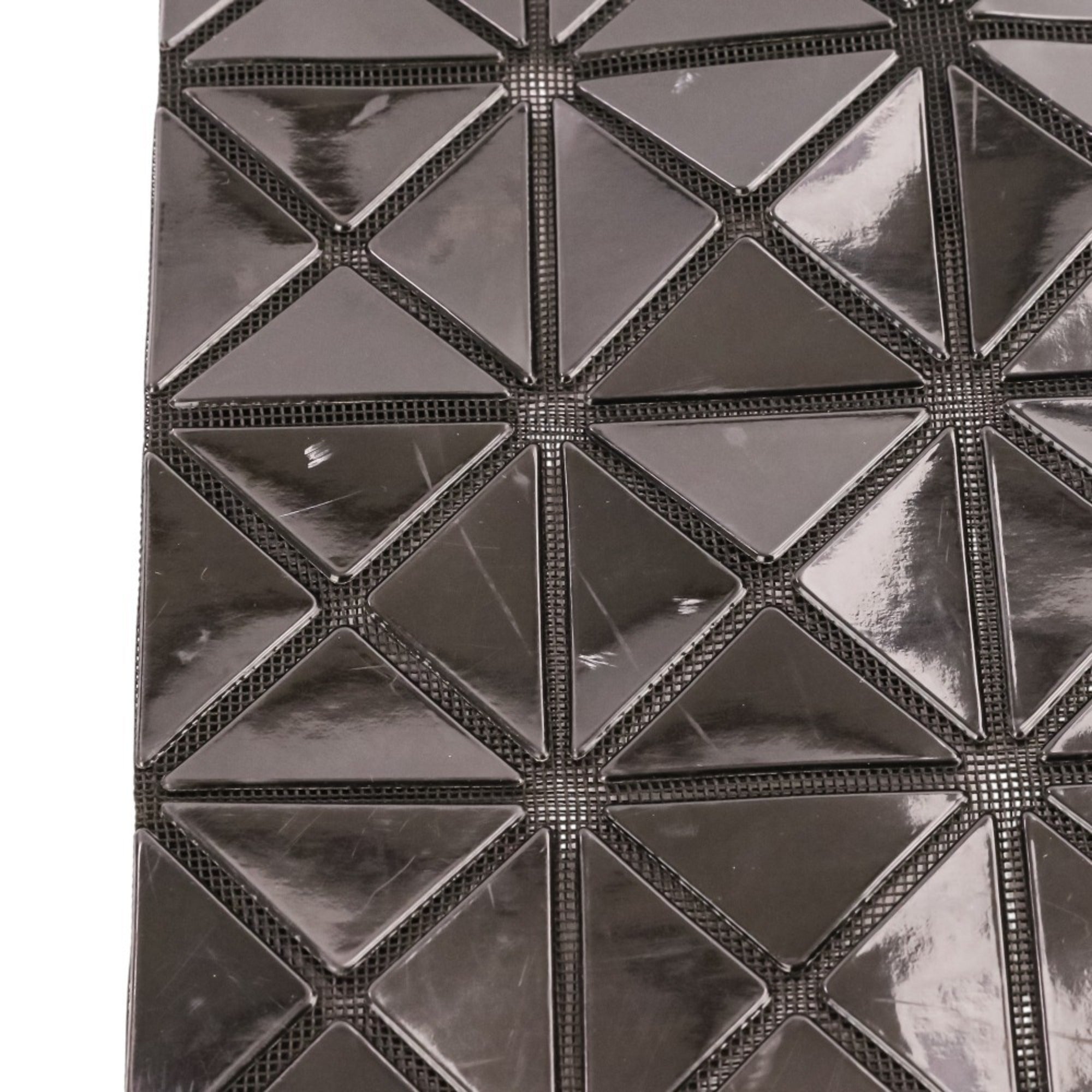 Bao Bao Issey Miyake Black Polyester Nylon Vinyl Tote Bag (Pre-Owned)