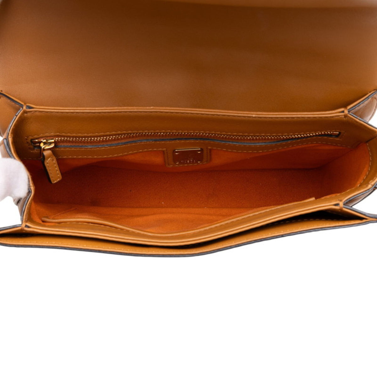Mcm Brown Leather Handbag Shoulder Bag (Pre-Owned)