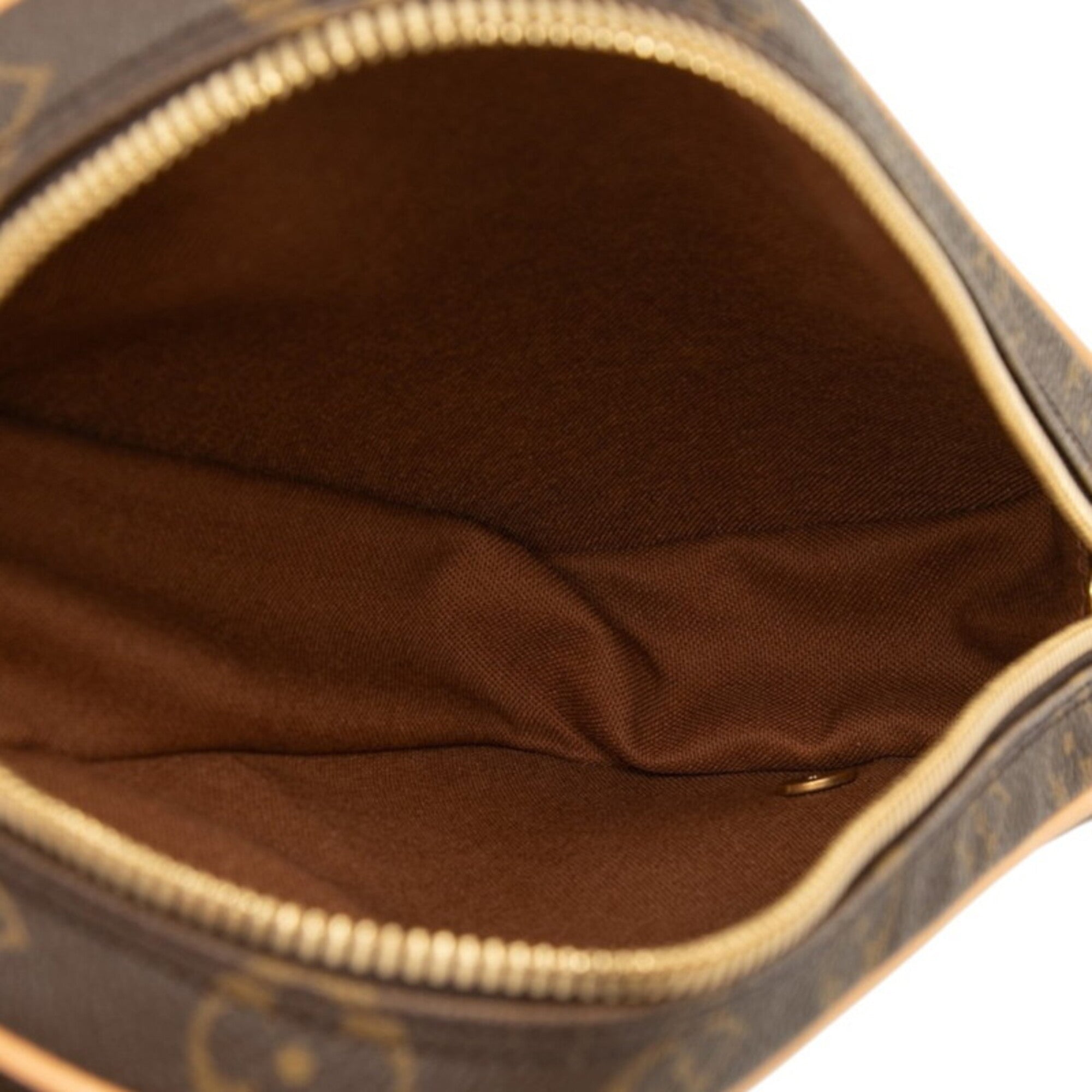 Louis Vuitton Brown Monogram Pvc Leather Shoulder Bag Sling Bag (Pre-Owned)