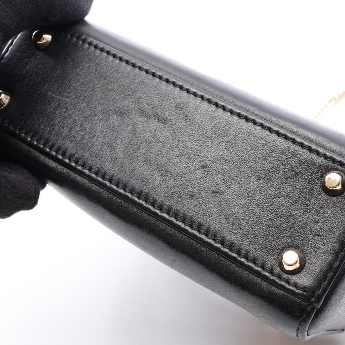 Christian Dior Black Leather Handbag (Pre-Owned)