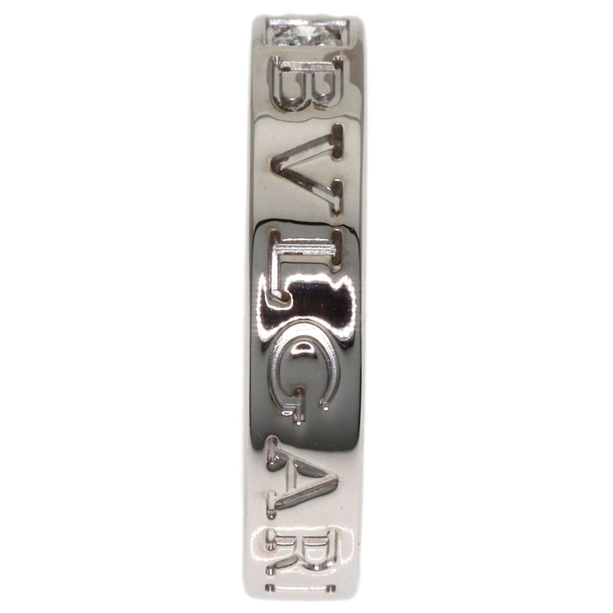 Bvlgari White Gold White Gold (18K) Band Ring (Pre-Owned)