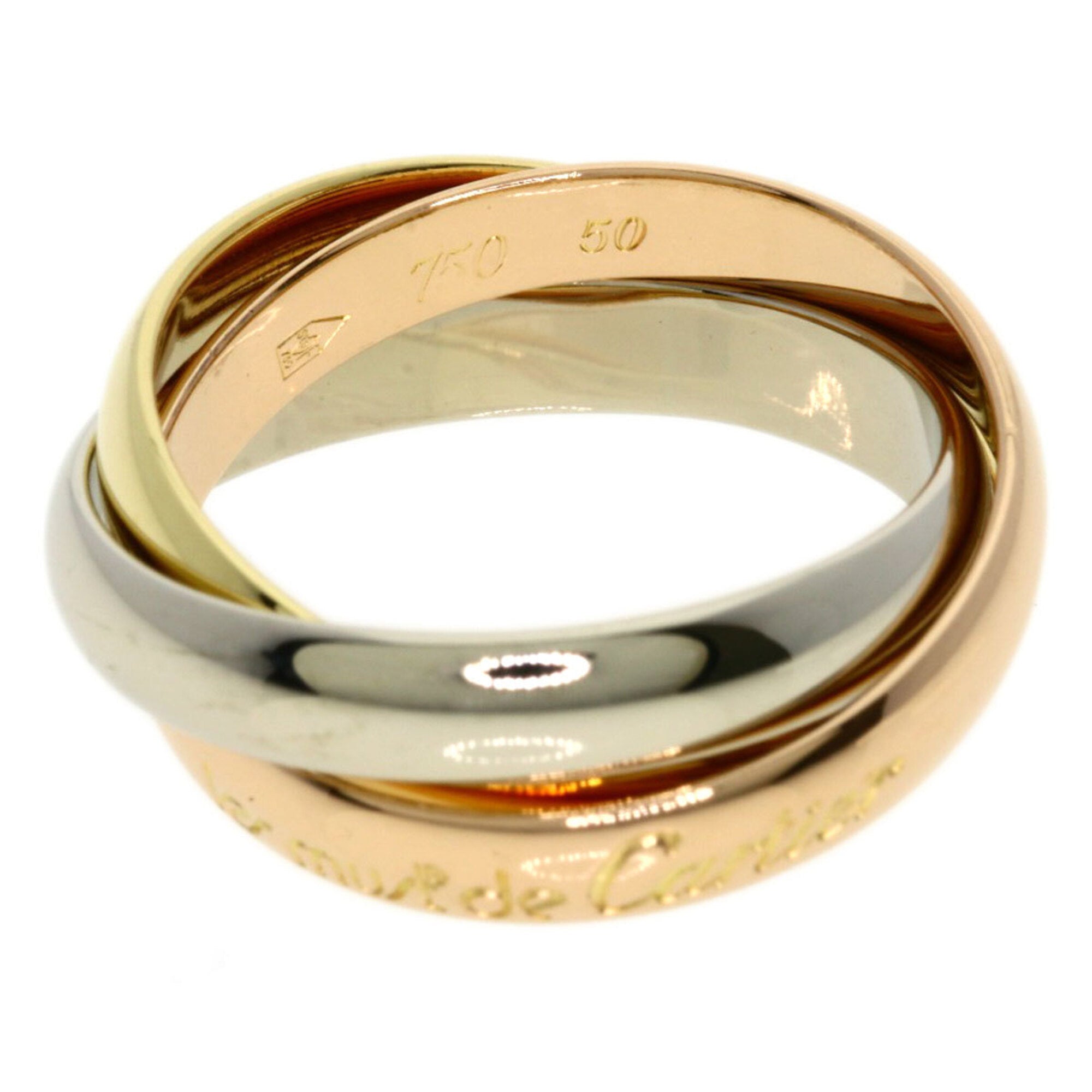 Cartier Yellow Gold (18K) Pink Gold (18K) White Gold (18K) Band Ring (Pre-Owned)