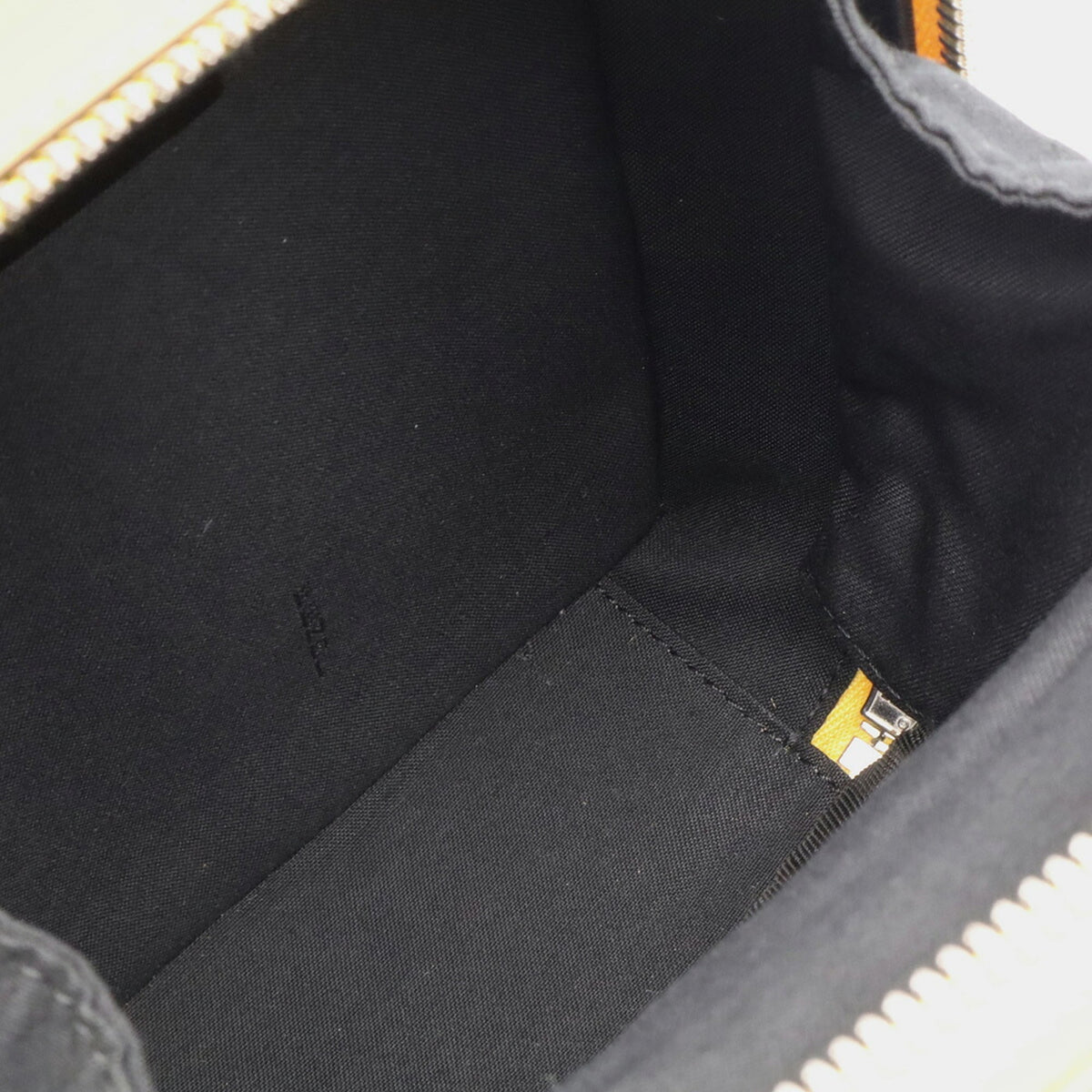 Fendi Yellow Leather Handbag Shoulder Bag (Pre-Owned)