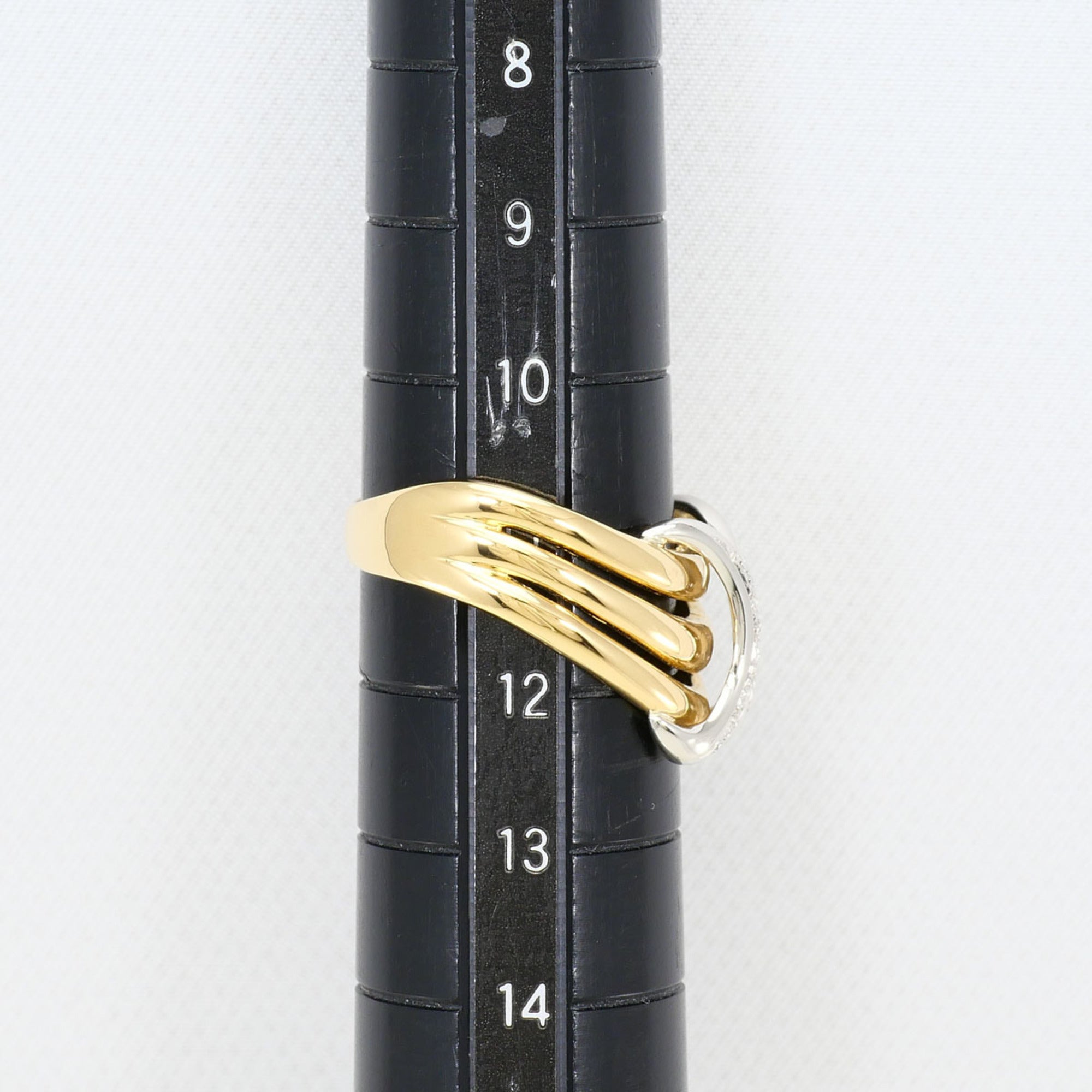Unbranded Platinum Yellow Gold Yellow Gold (18K) Platinum 900 Band Ring (Pre-Owned)