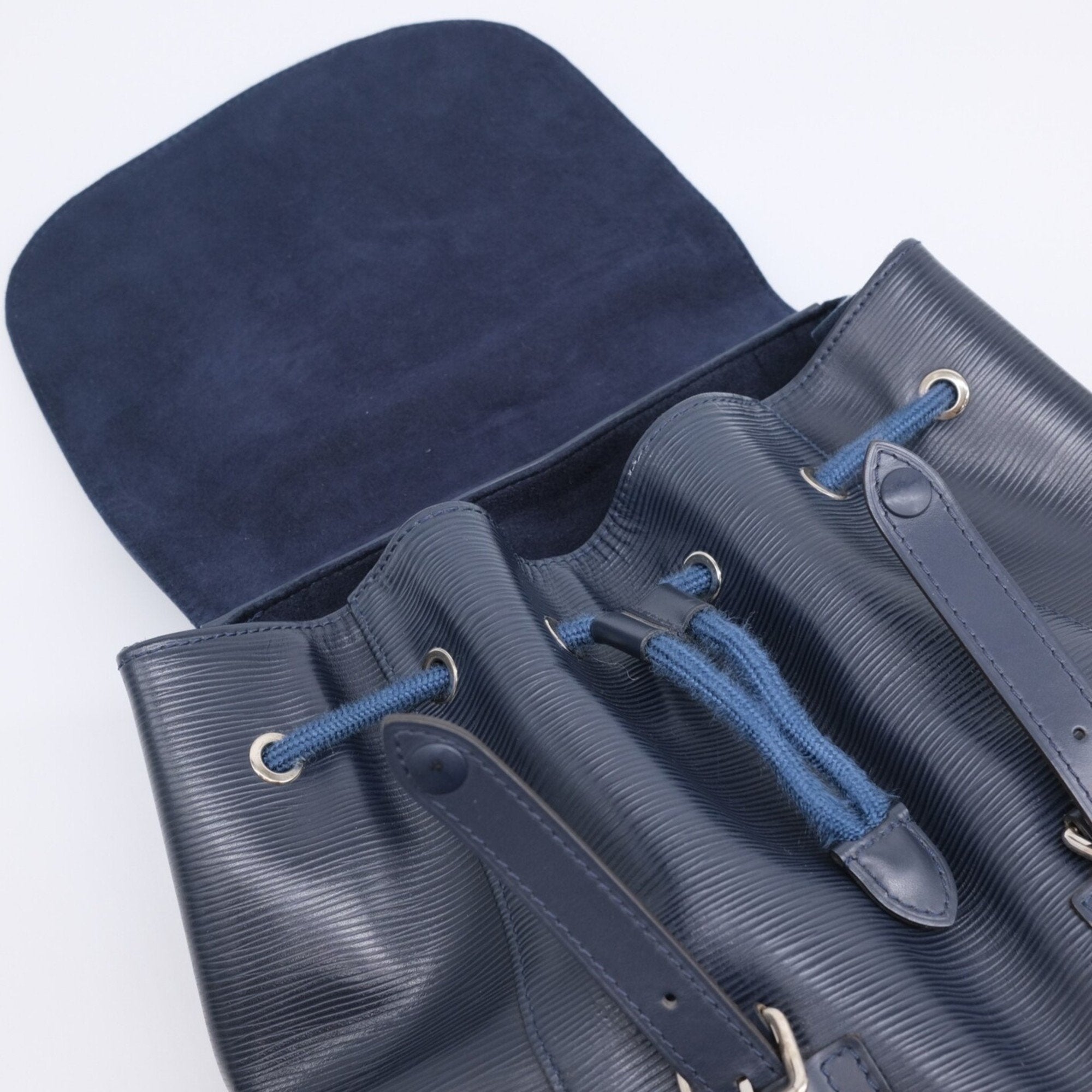 Louis Vuitton Navy Navy Blue Epi Leather Backpack (Pre-Owned)