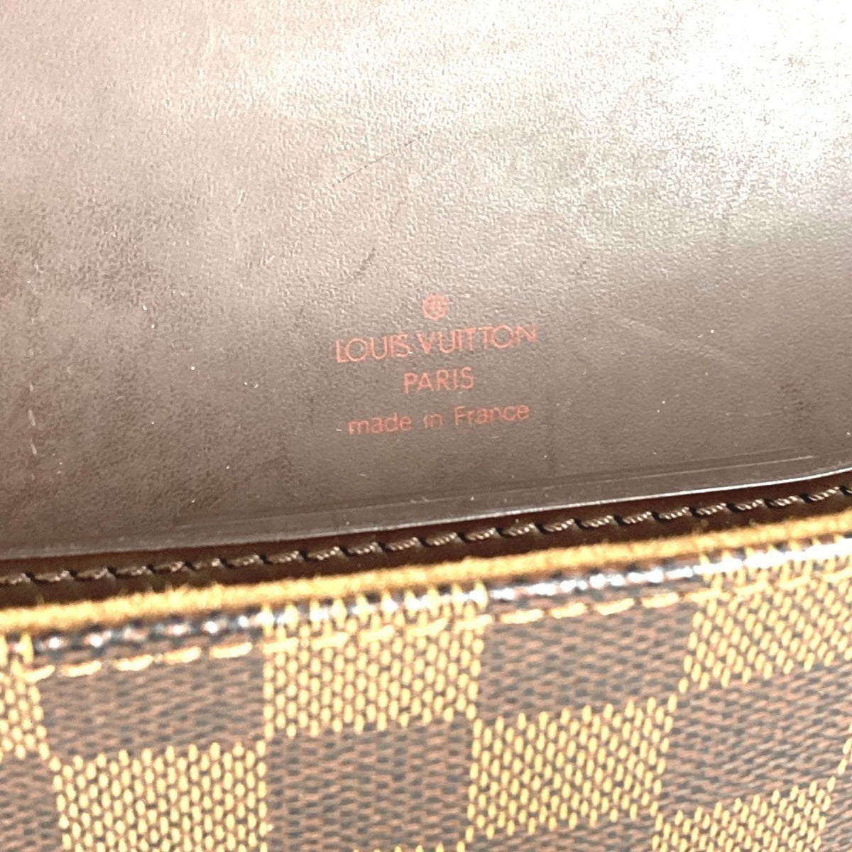 Louis Vuitton Brown Damier Canvas Ebene Damier Canvas Briefcase Handbag (Pre-Owned)
