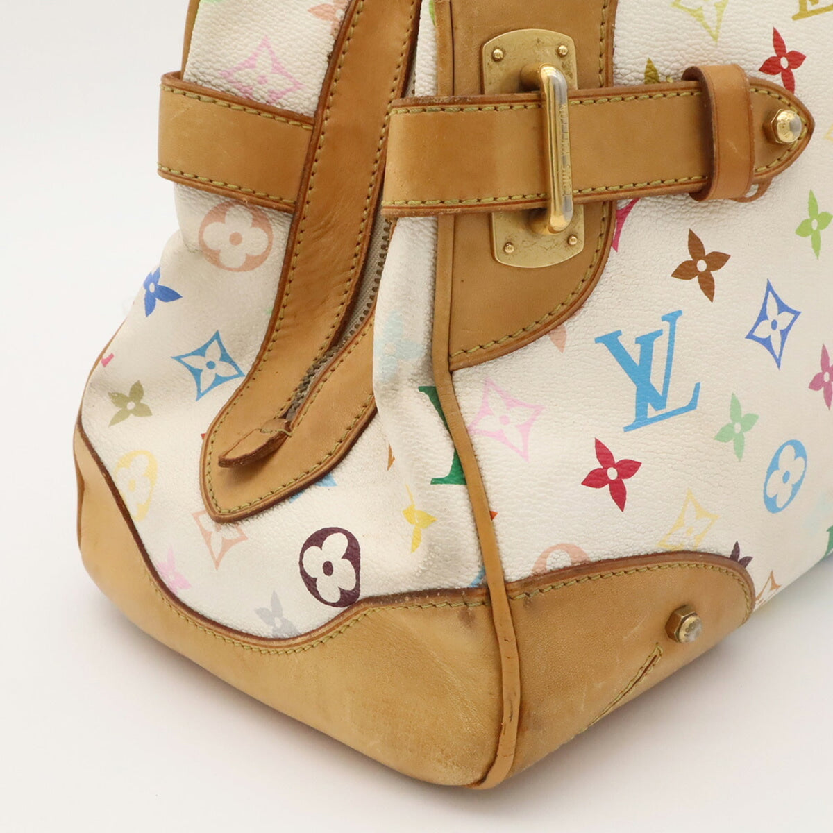 Louis Vuitton Monogram Multicolore Blanc Monogram Multicolore Handbag Shoulder Bag (Pre-Owned)