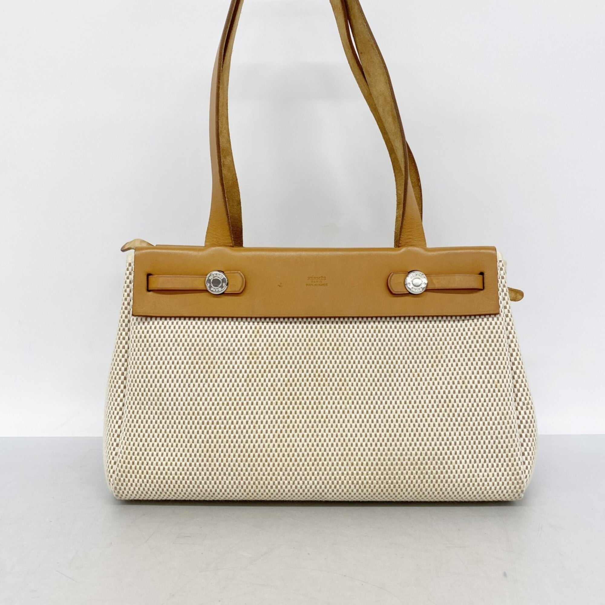 Hermes Natural Shoulder Bag (Pre-Owned)