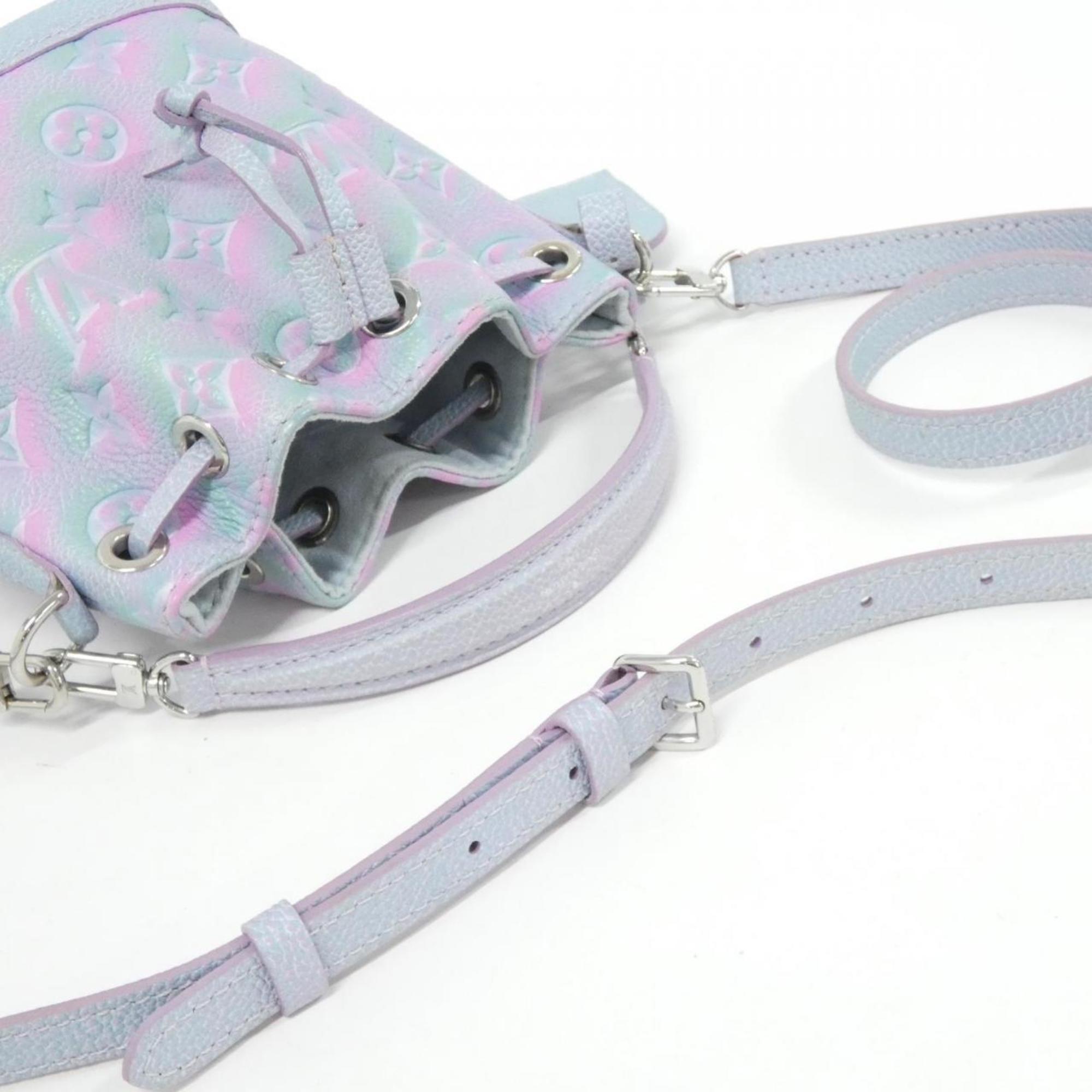 Louis Vuitton Lilac Leather Shoulder Bag (Pre-Owned)