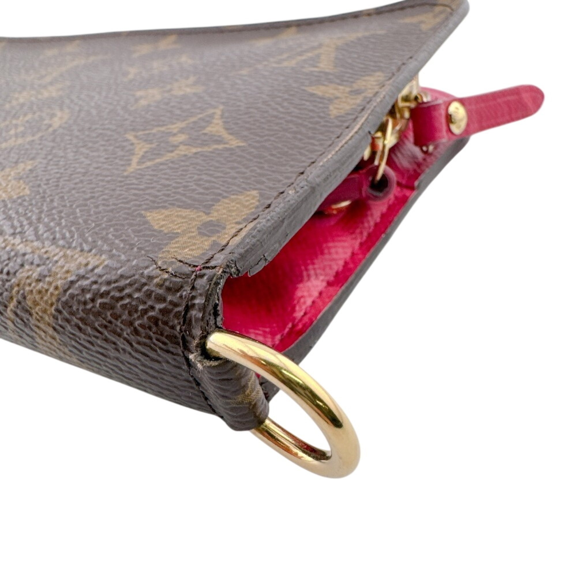 Louis Vuitton Brown Indian Rose Monogram Leather Long Wallet (Bi-Fold) (Pre-Owned)