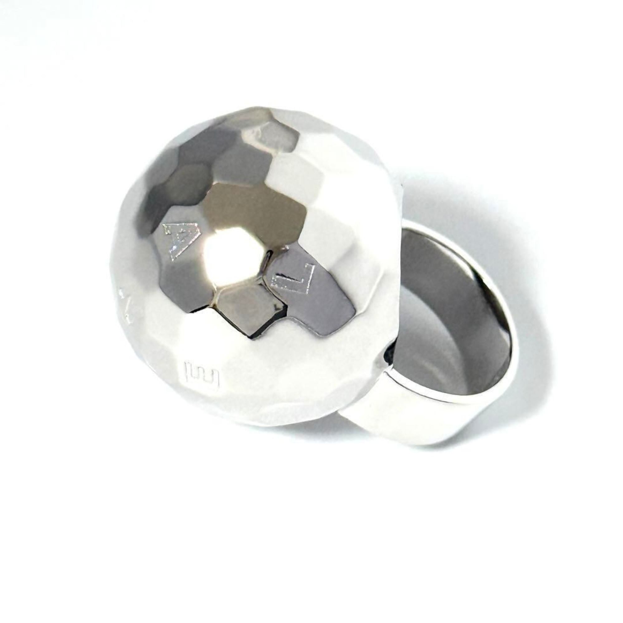Chanel Silver Band Ring (Pre-Owned)