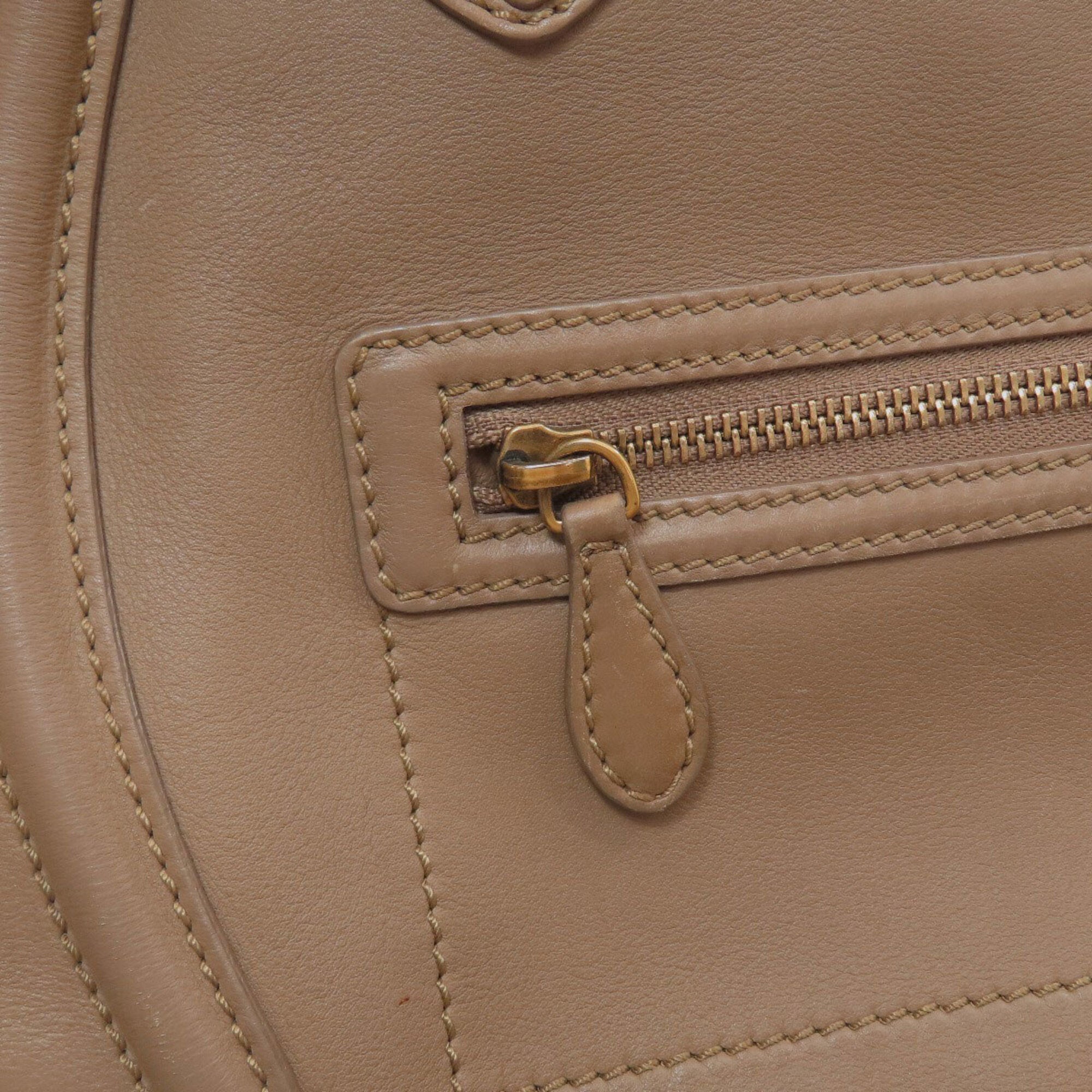 Celine Luggage Brown Leather Handbag (Pre-Owned)