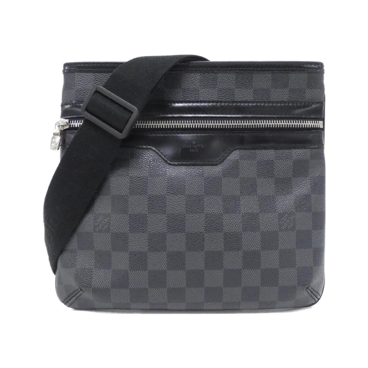 Louis Vuitton Damier Graphite Gray Damier Graphite Shoulder Bag (Pre-Owned)