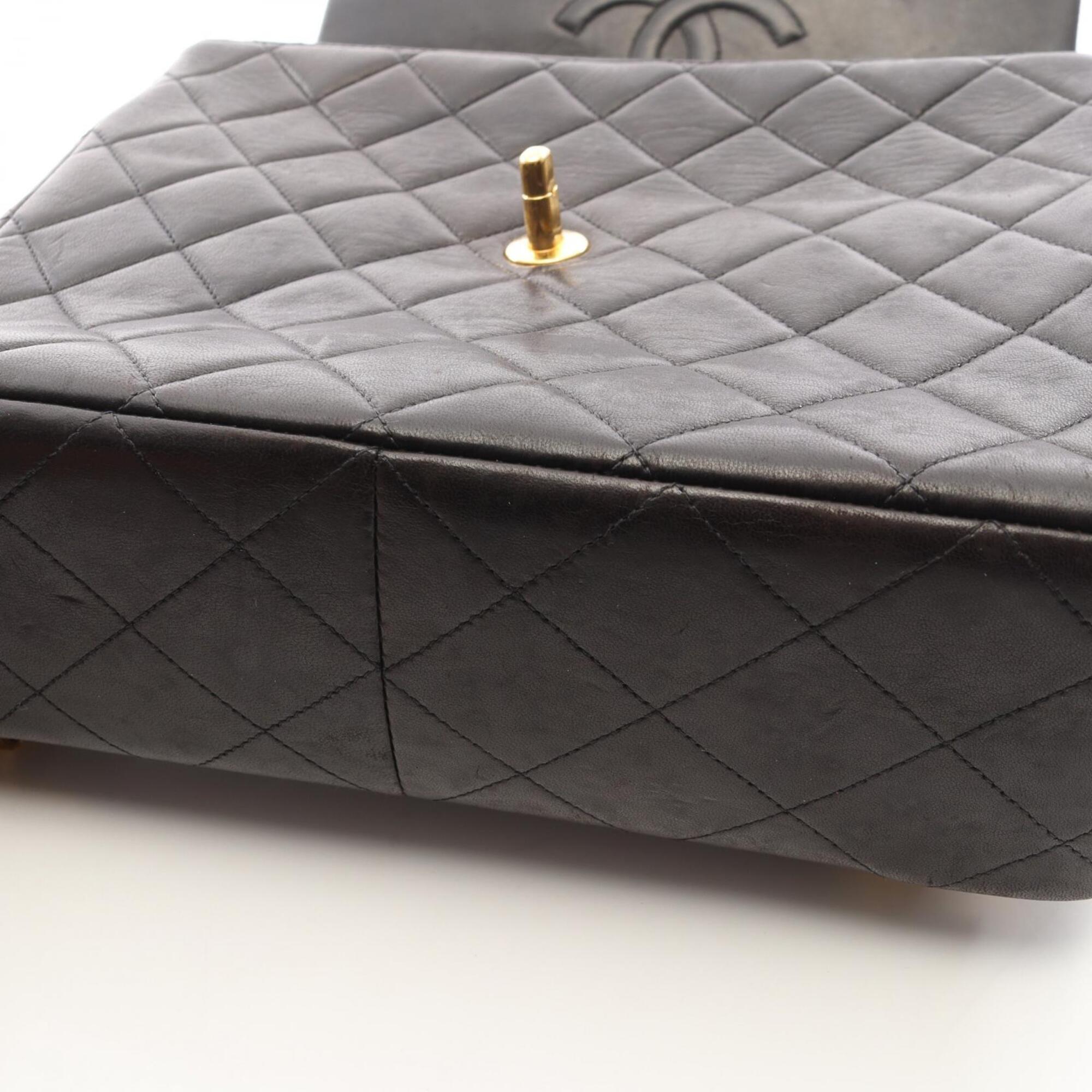 Chanel Black Leather Backpack (Pre-Owned)