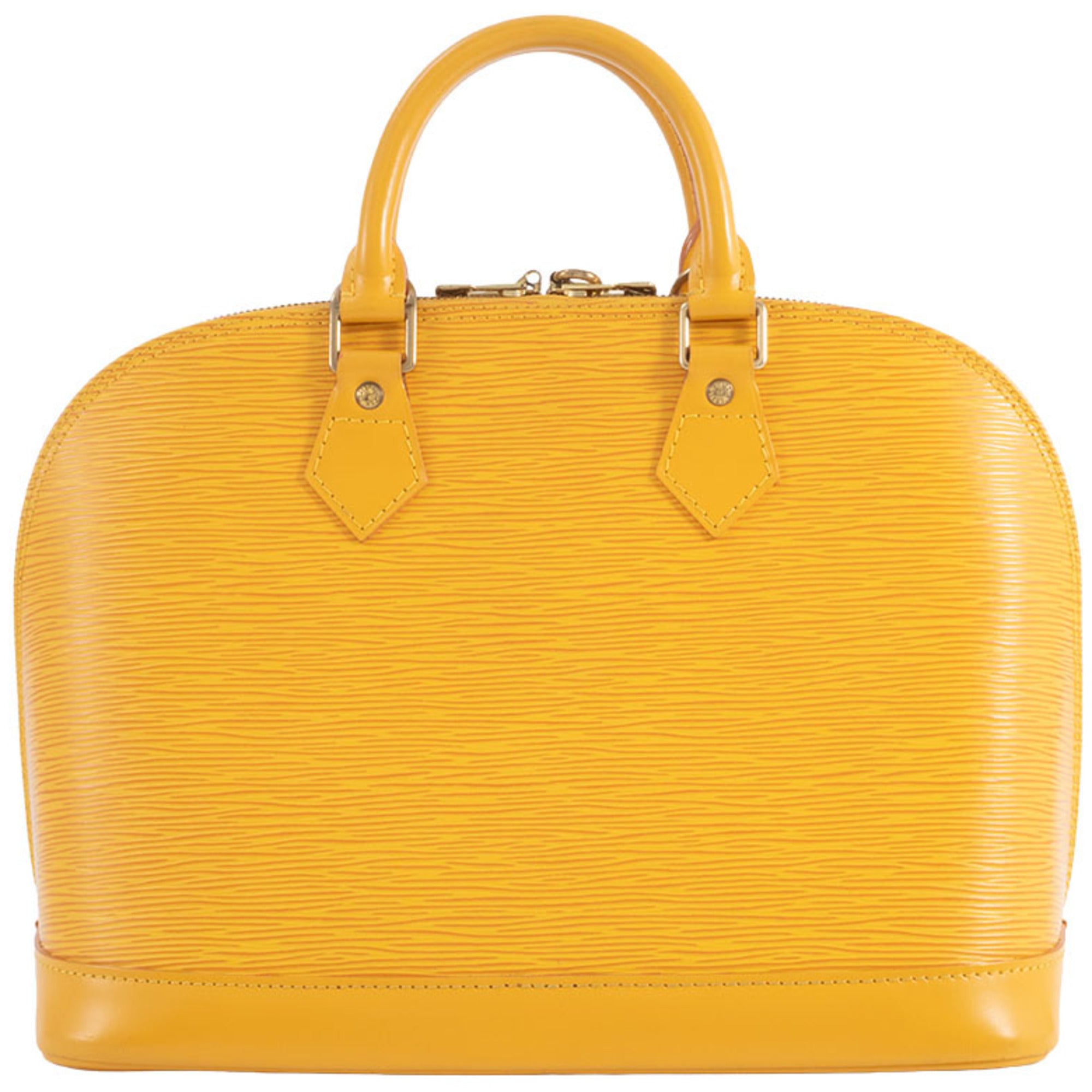 Louis Vuitton Yellow Epi Leather Handbag (Pre-Owned)