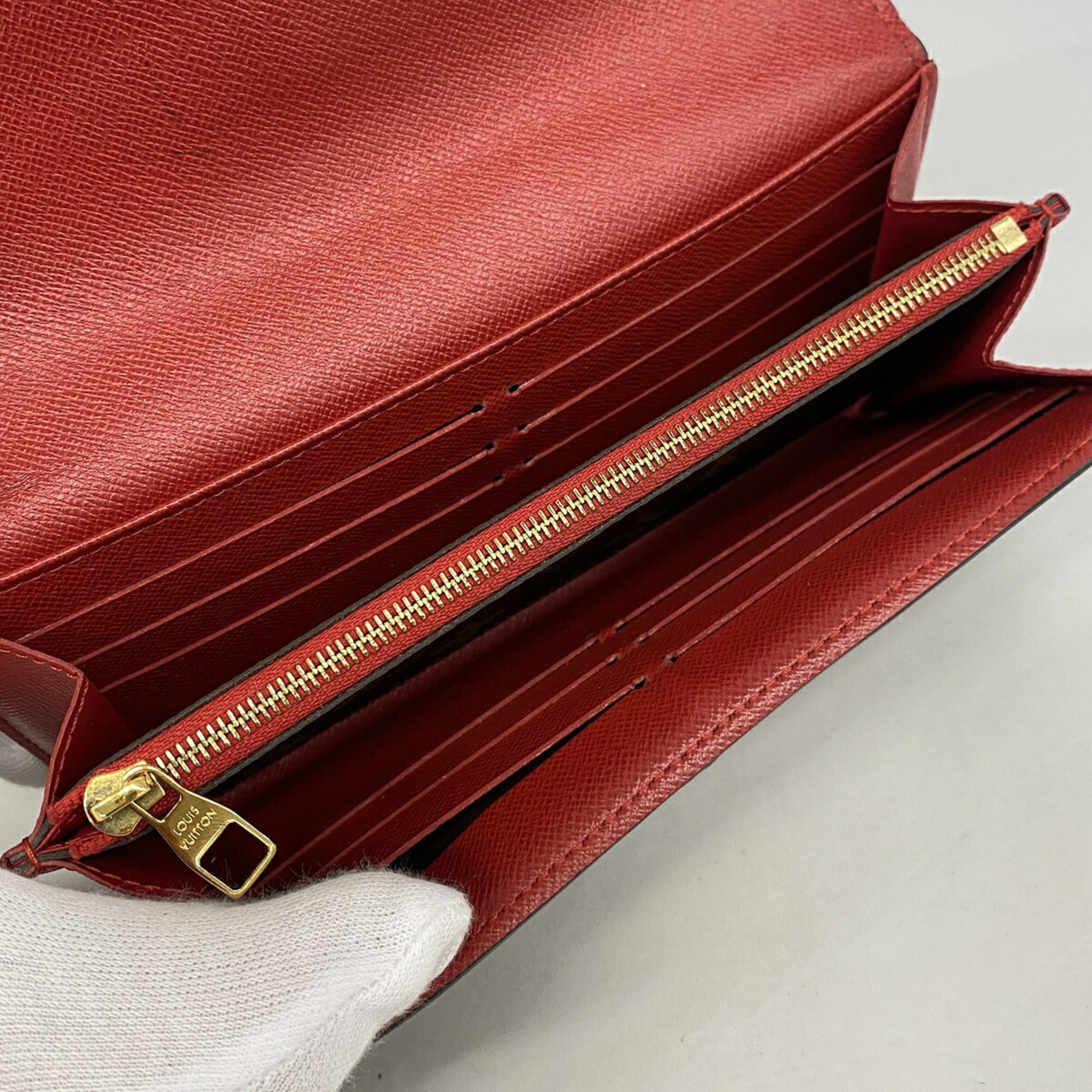 Louis Vuitton Cerise Long Wallet (Bi-Fold) (Pre-Owned)