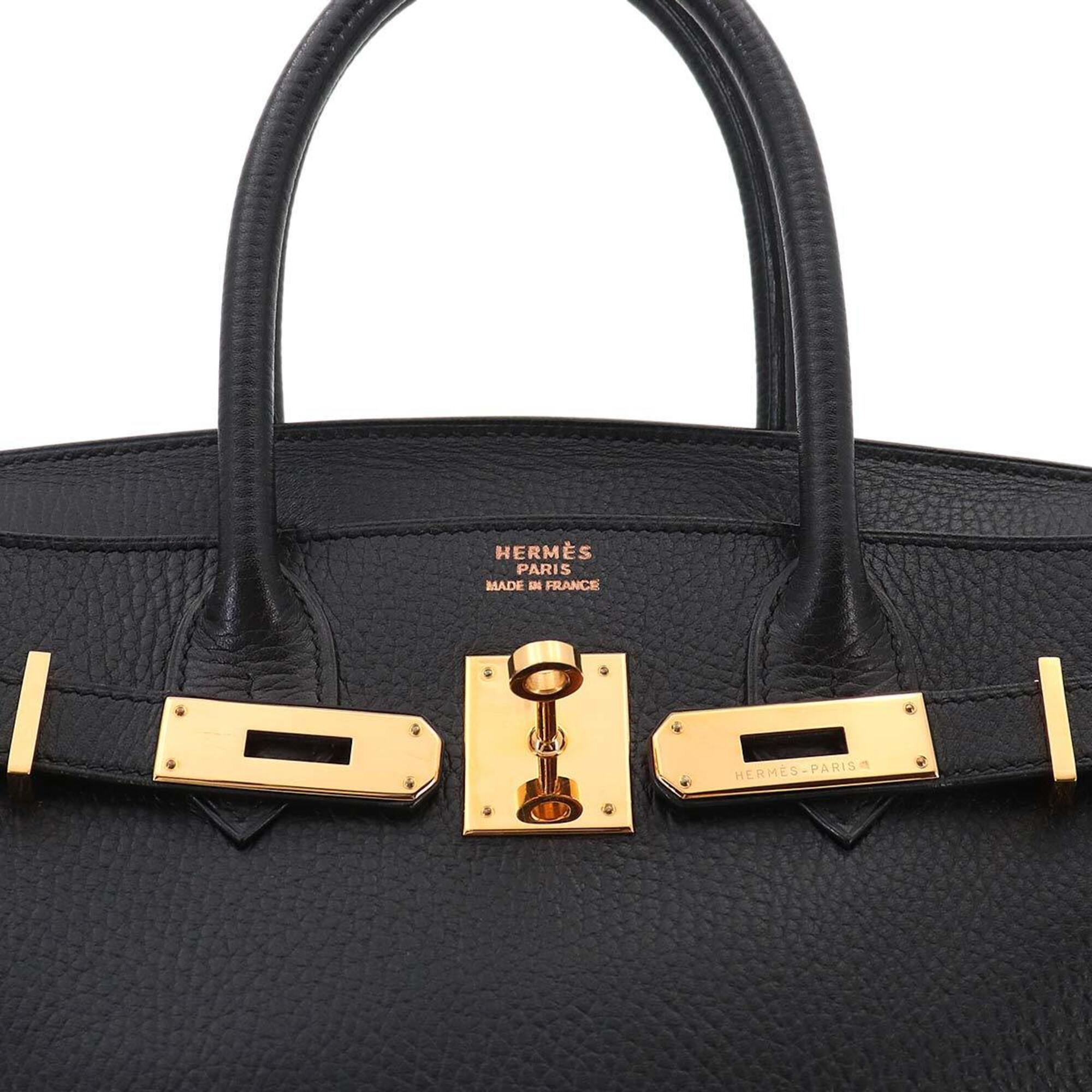 Hermes Black Ardennes Leather Handbag (Pre-Owned)