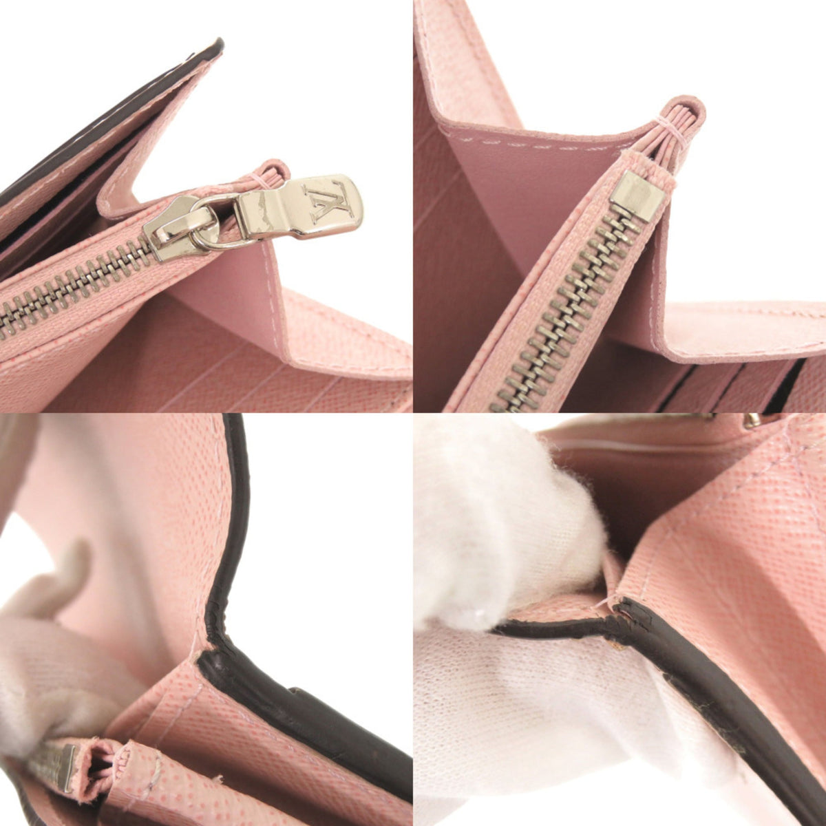 Louis Vuitton Rose Ballerine Epi Leather Long Wallet (Bi-Fold) (Pre-Owned)