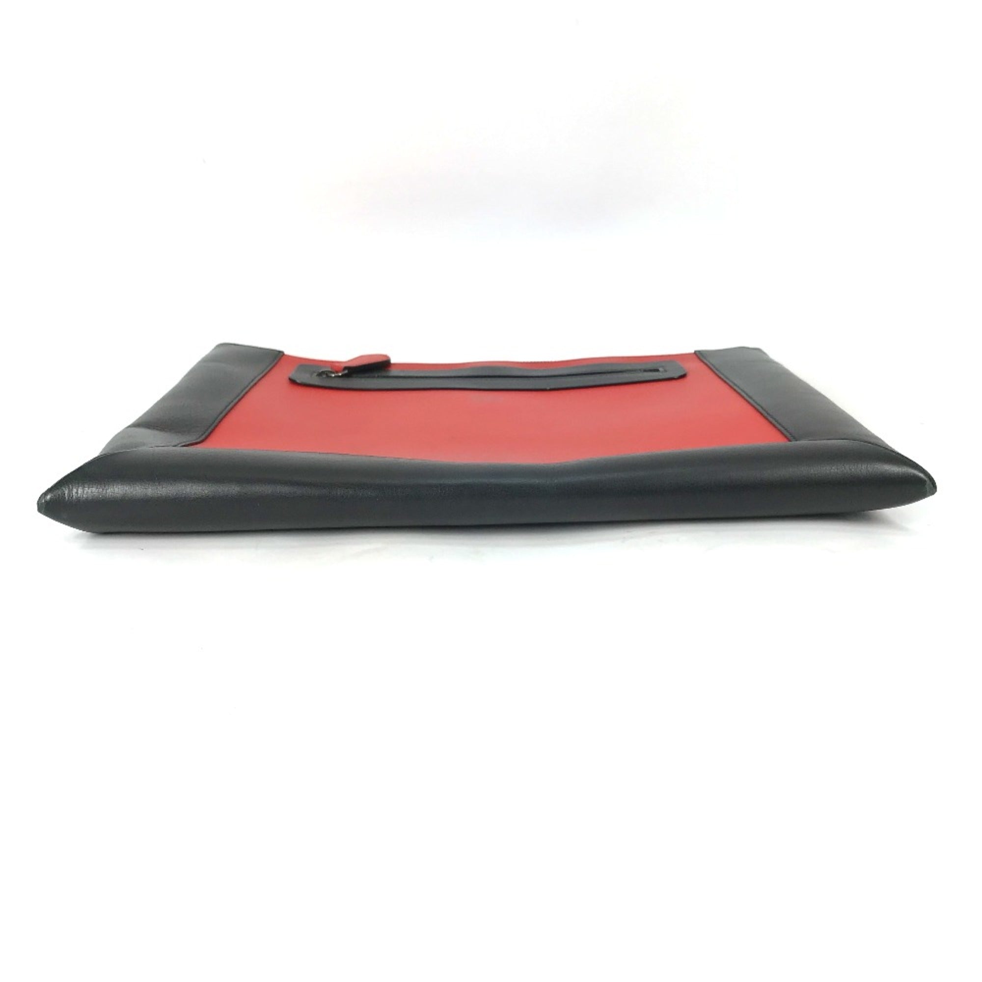 Christian Louboutin Black Leather Clutch Bag (Pre-Owned)
