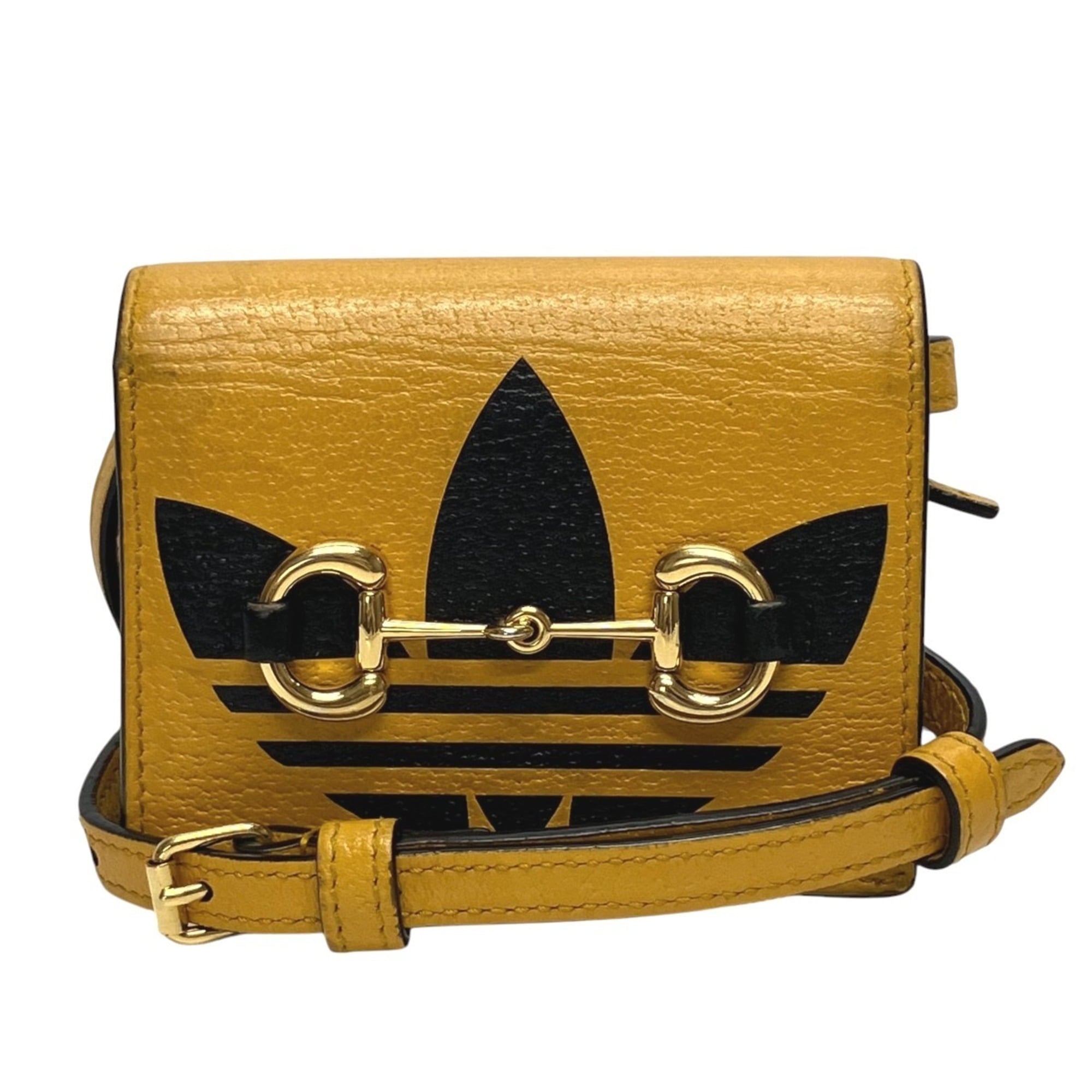 Gucci Yellow Leather Wallet (Bi-Fold) (Pre-Owned)
