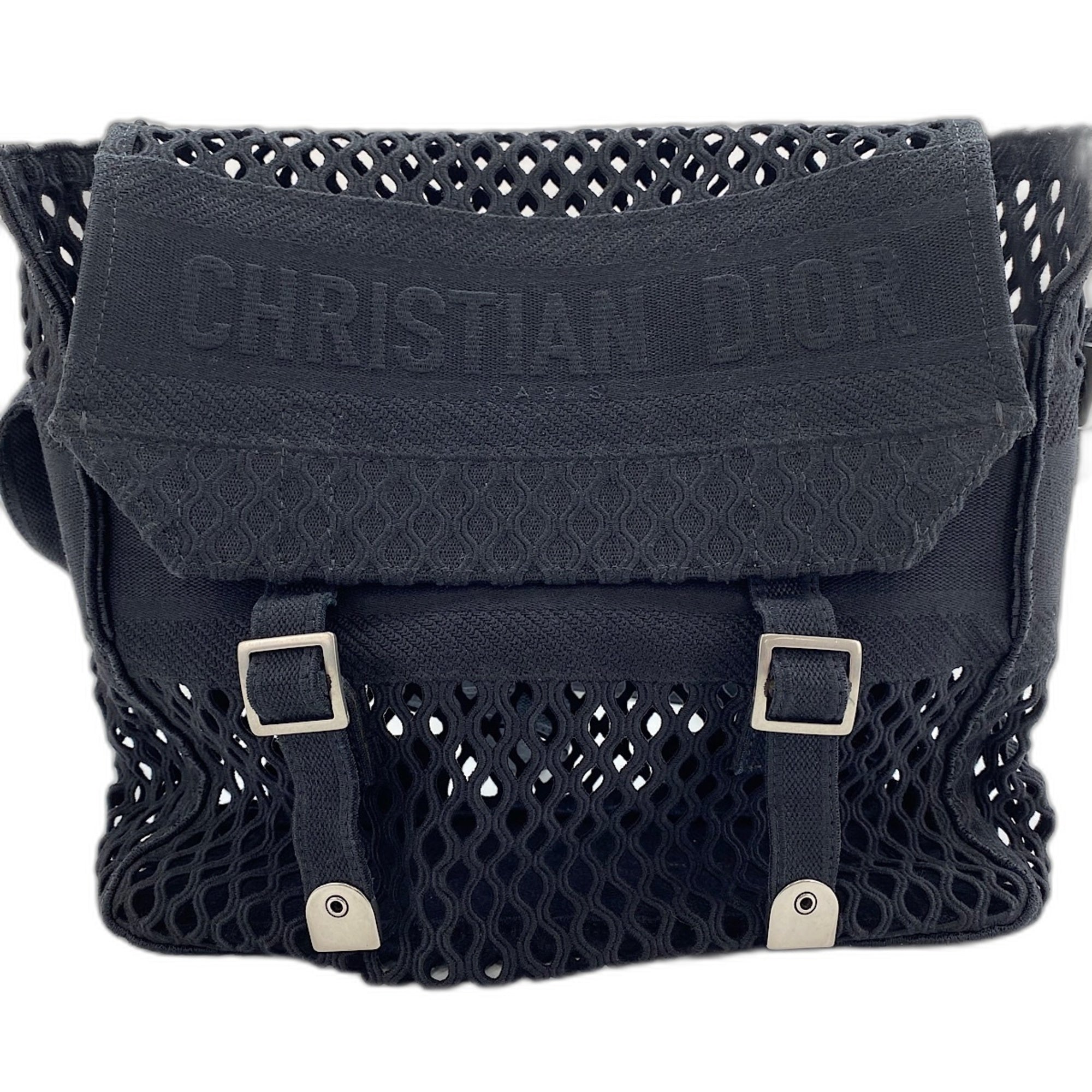 Christian Dior Black Canvas Shoulder Bag (Pre-Owned)