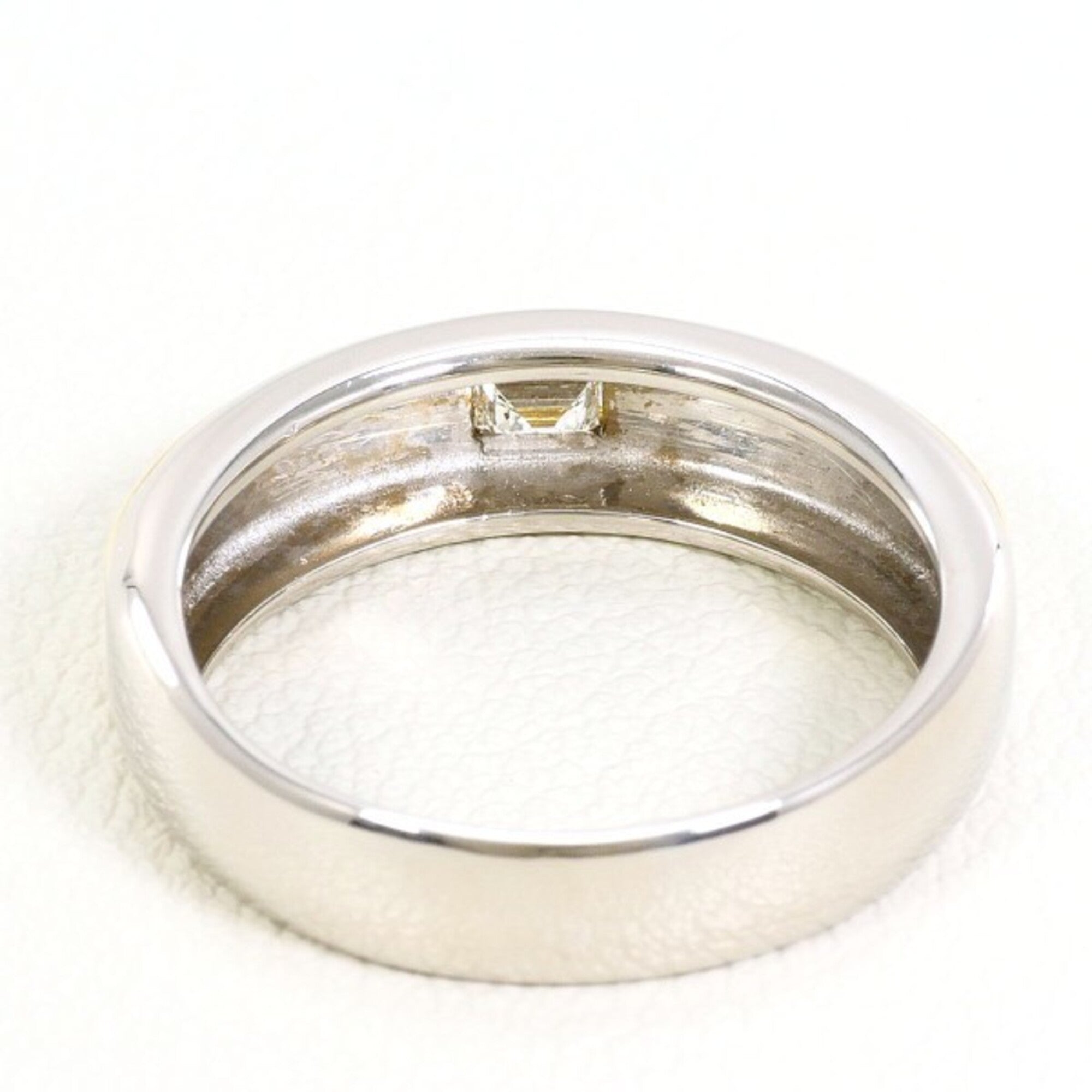 Unbranded Platinum Yellow Gold Yellow Gold (18K) Platinum 900 Band Ring (Pre-Owned)