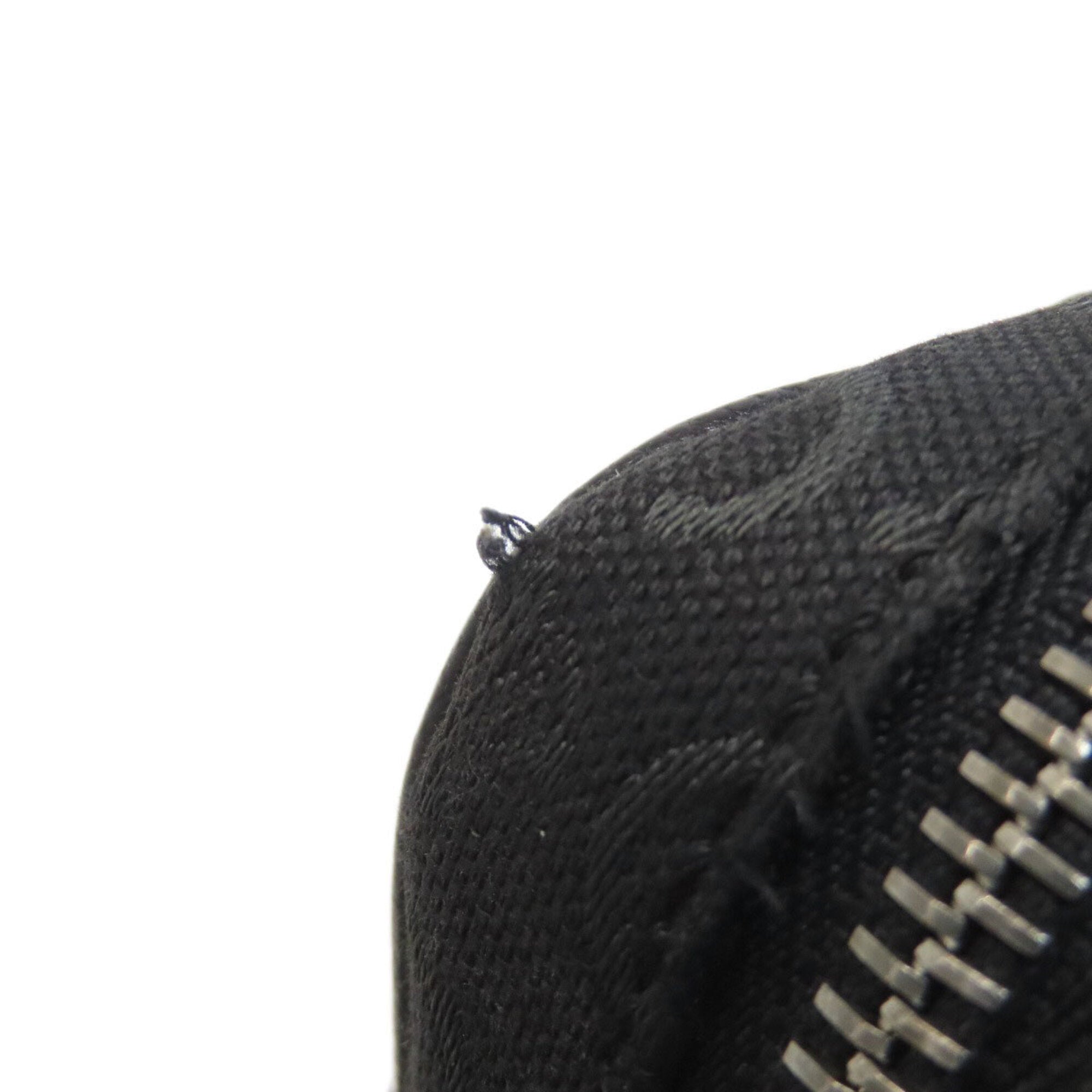 Celine Black Canvas Shoulder Bag (Pre-Owned)