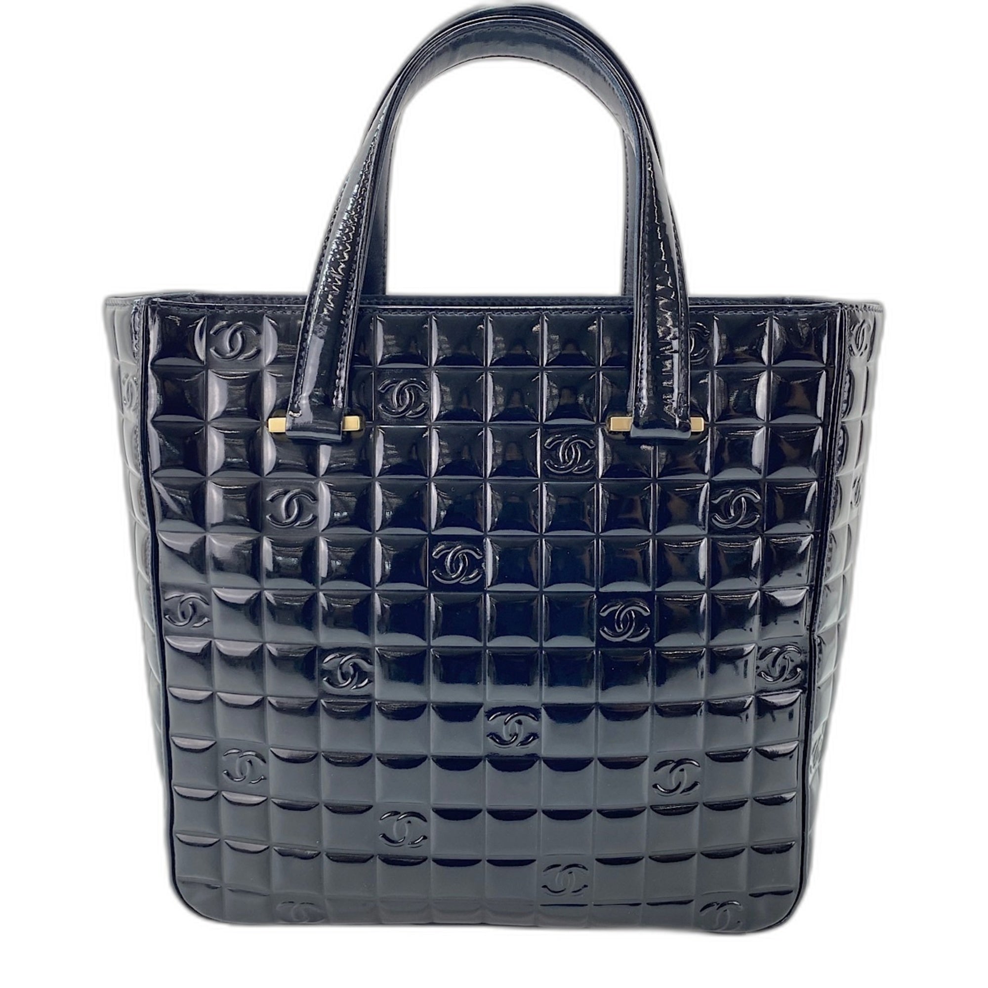 Chanel Black Leather Tote Bag (Pre-Owned)