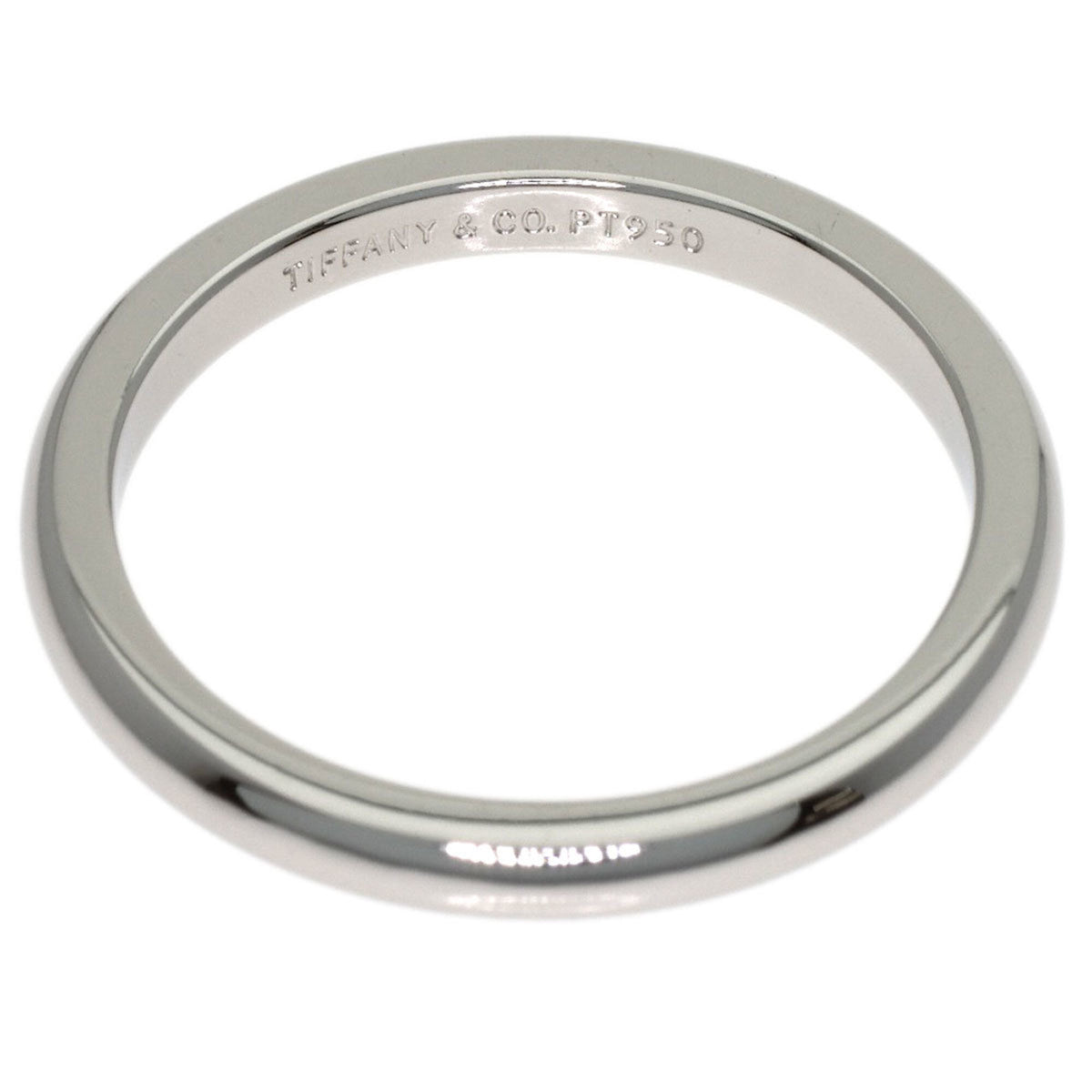 Tiffany Platinum 950 Band Ring (Pre-Owned)