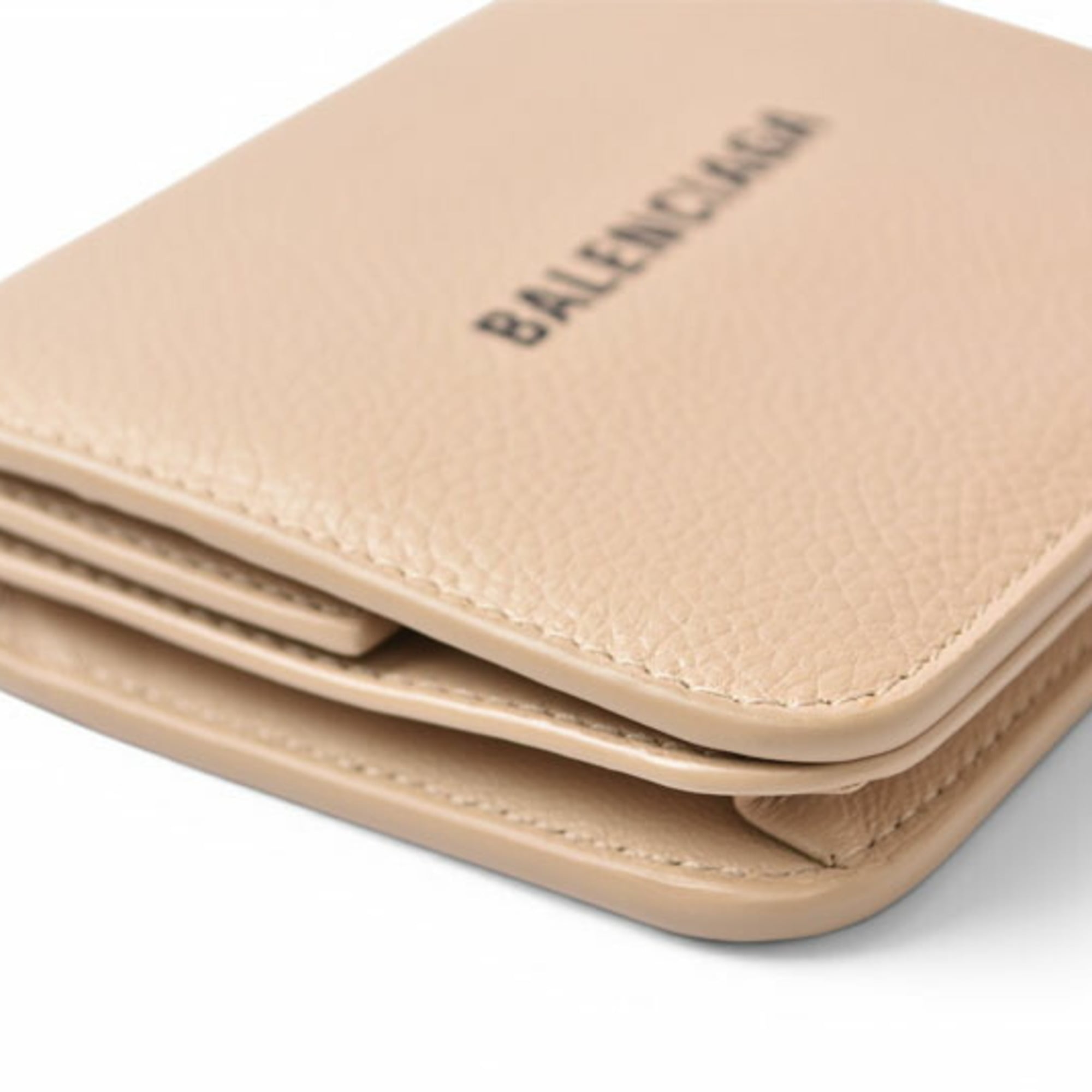 Balenciaga Light Beige Leather Wallet (Bi-Fold) (Pre-Owned)