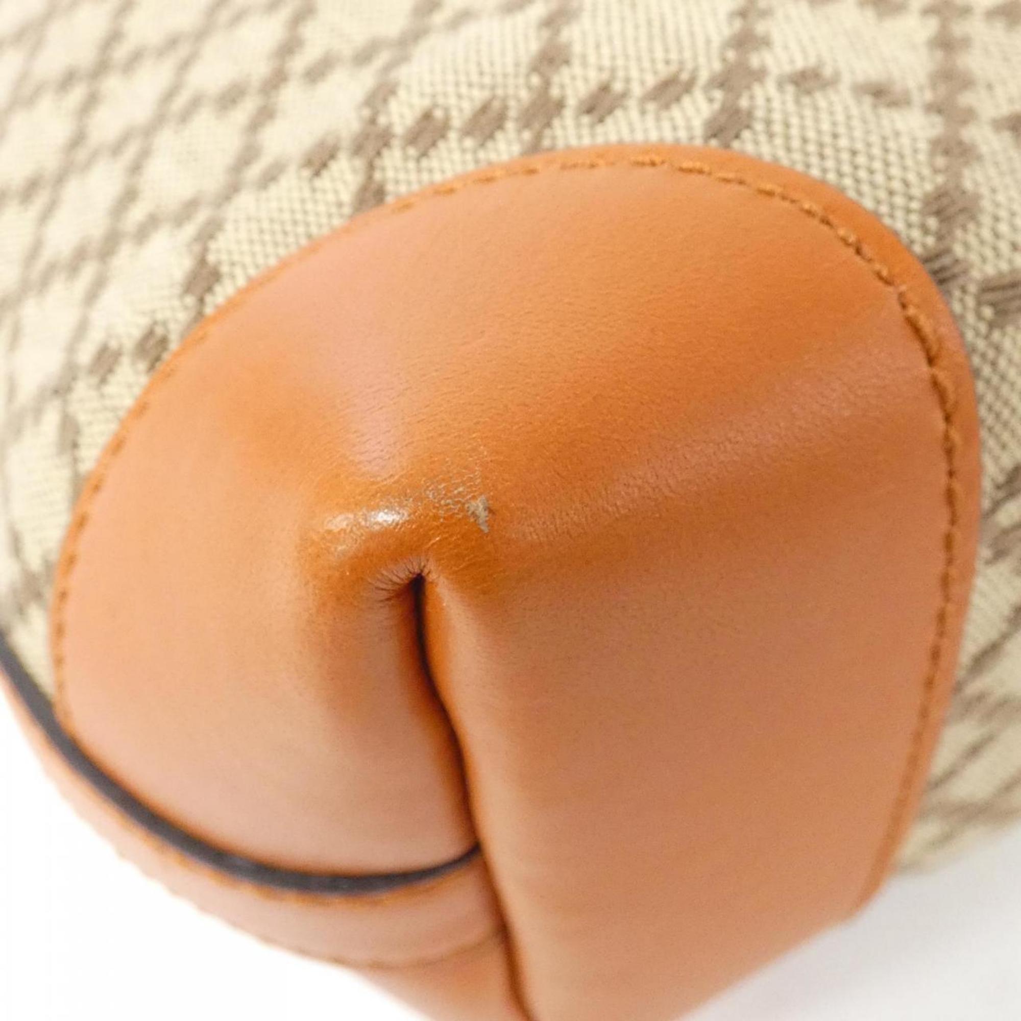 Gucci Beige Orange Handbag (Pre-Owned)